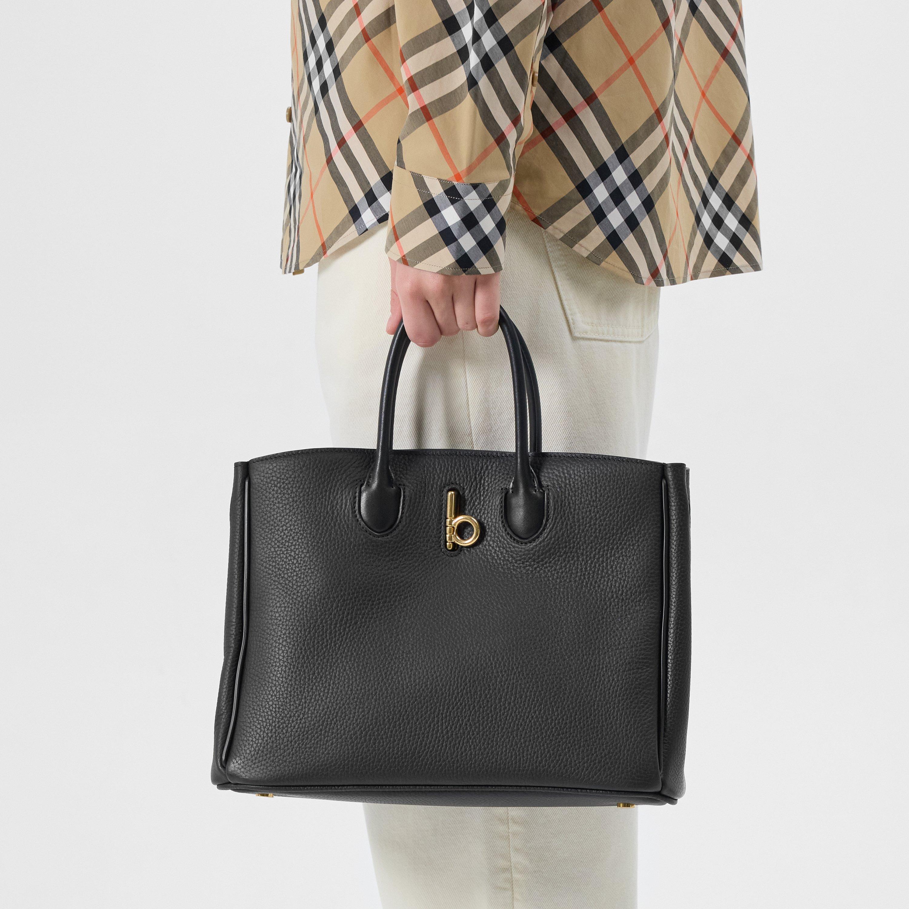 Black - Burberry - Medium Rocking Horse Tote Bag - 2