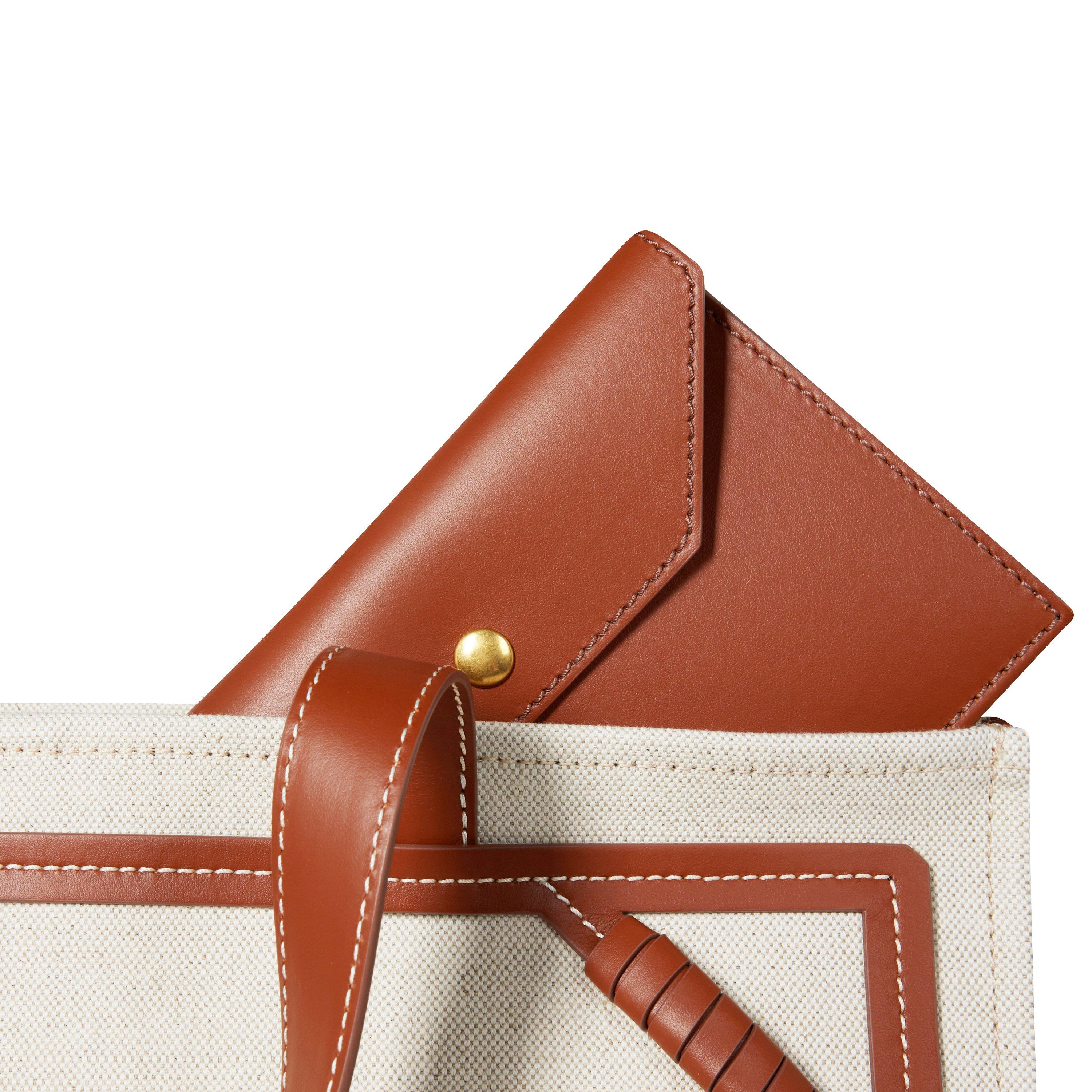 Nat/Marron - Balmain - Army Tote Bag - 4