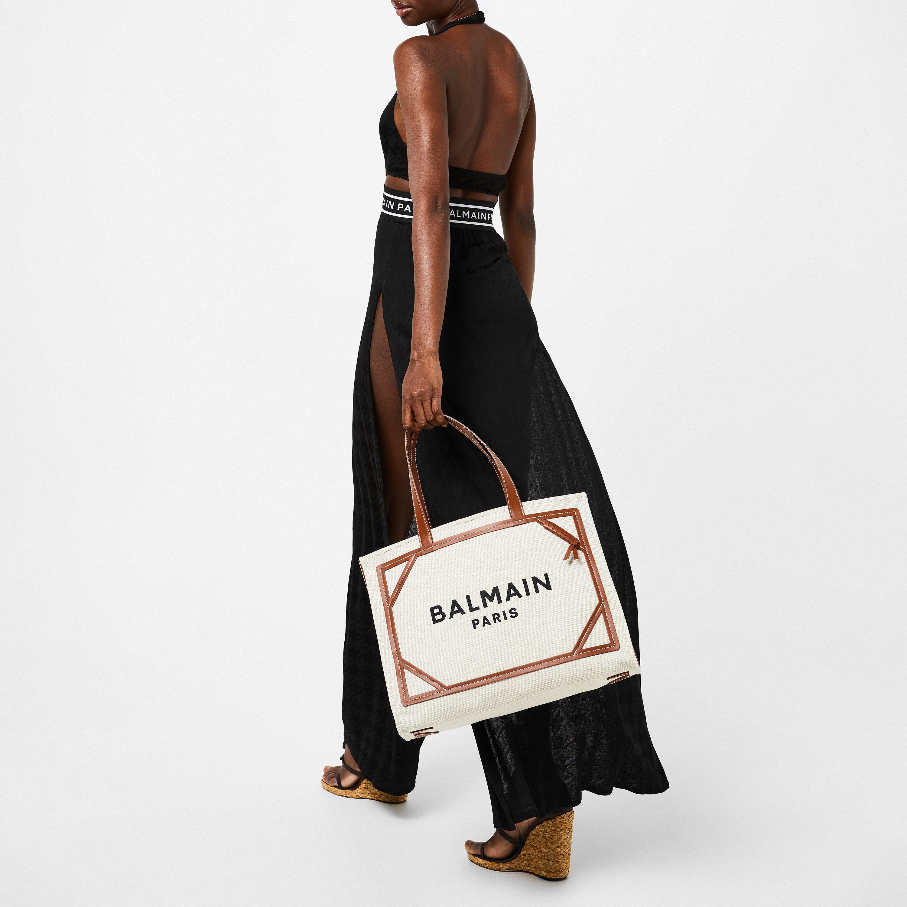 Nat/Marron - Balmain - Army Tote Bag - 5