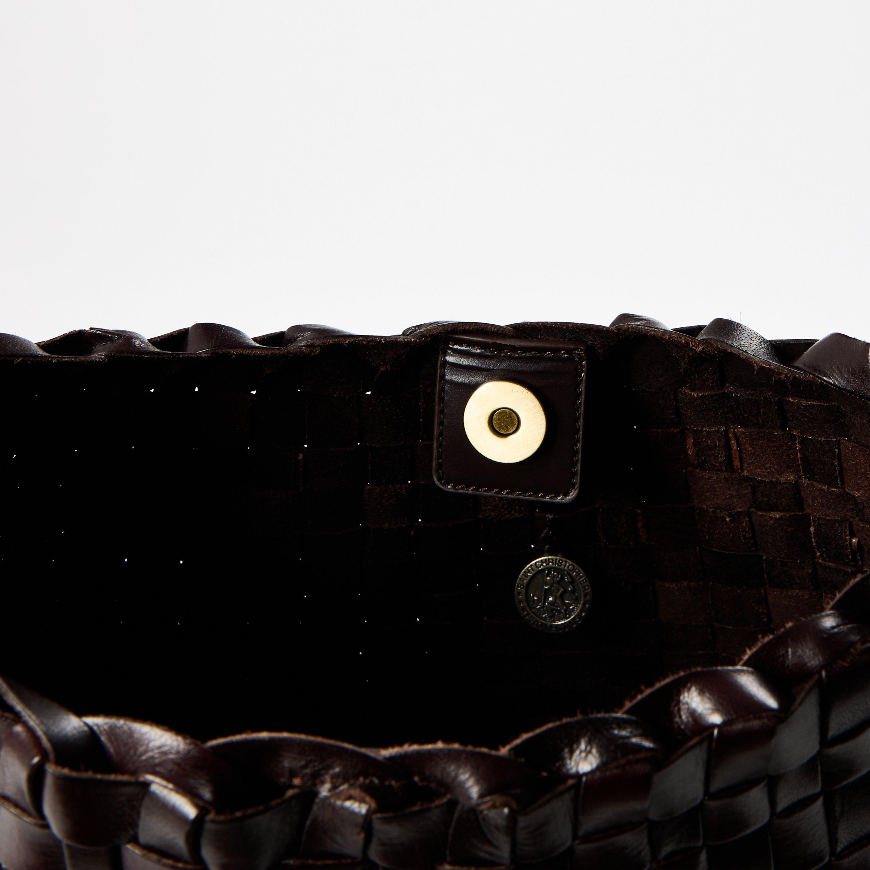 Dark Brown - Dragon Diffusion - Women's Salvage Hobo Bag - 5