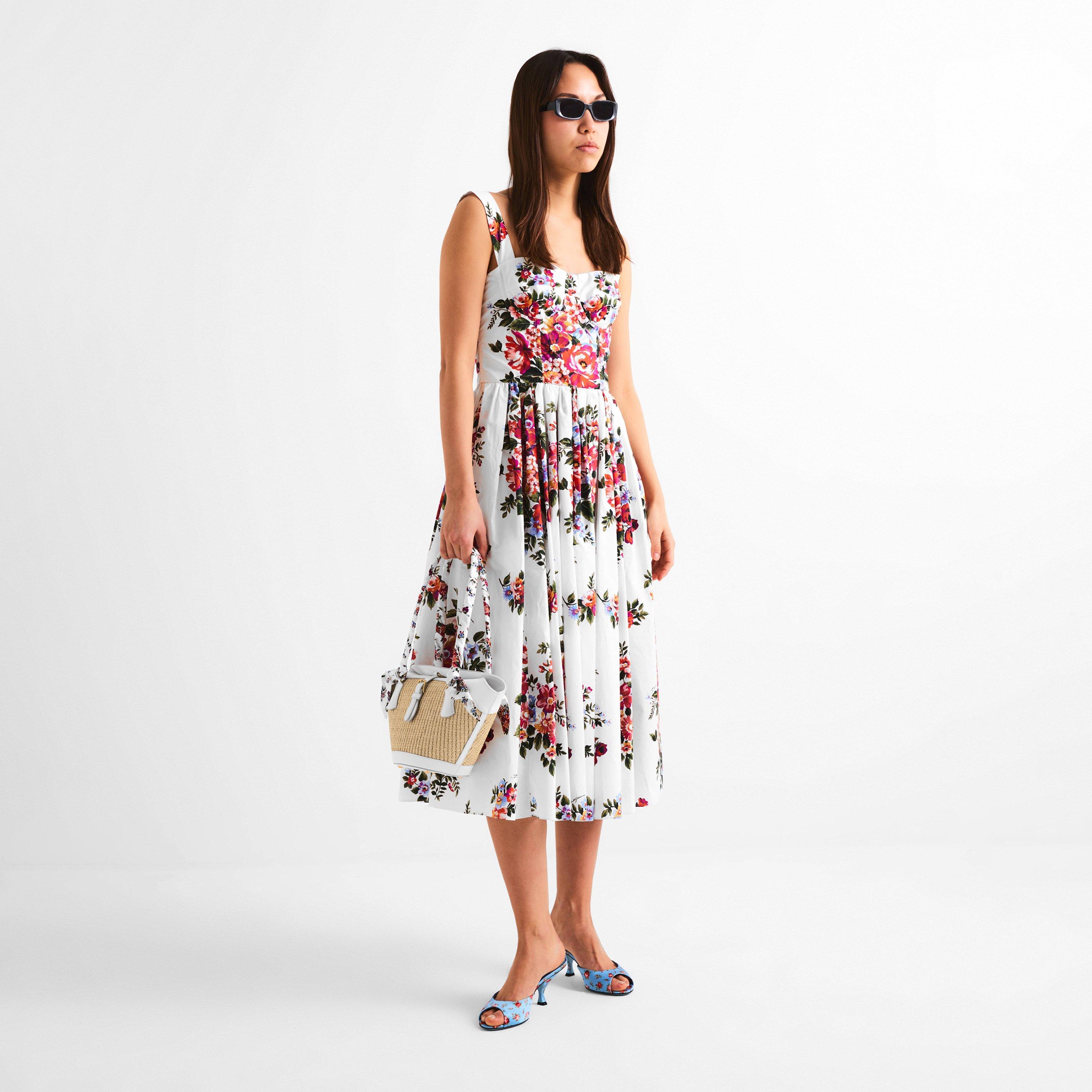 Raffia - Dolce and Gabbana - Women's Capri Tote Bags - 6
