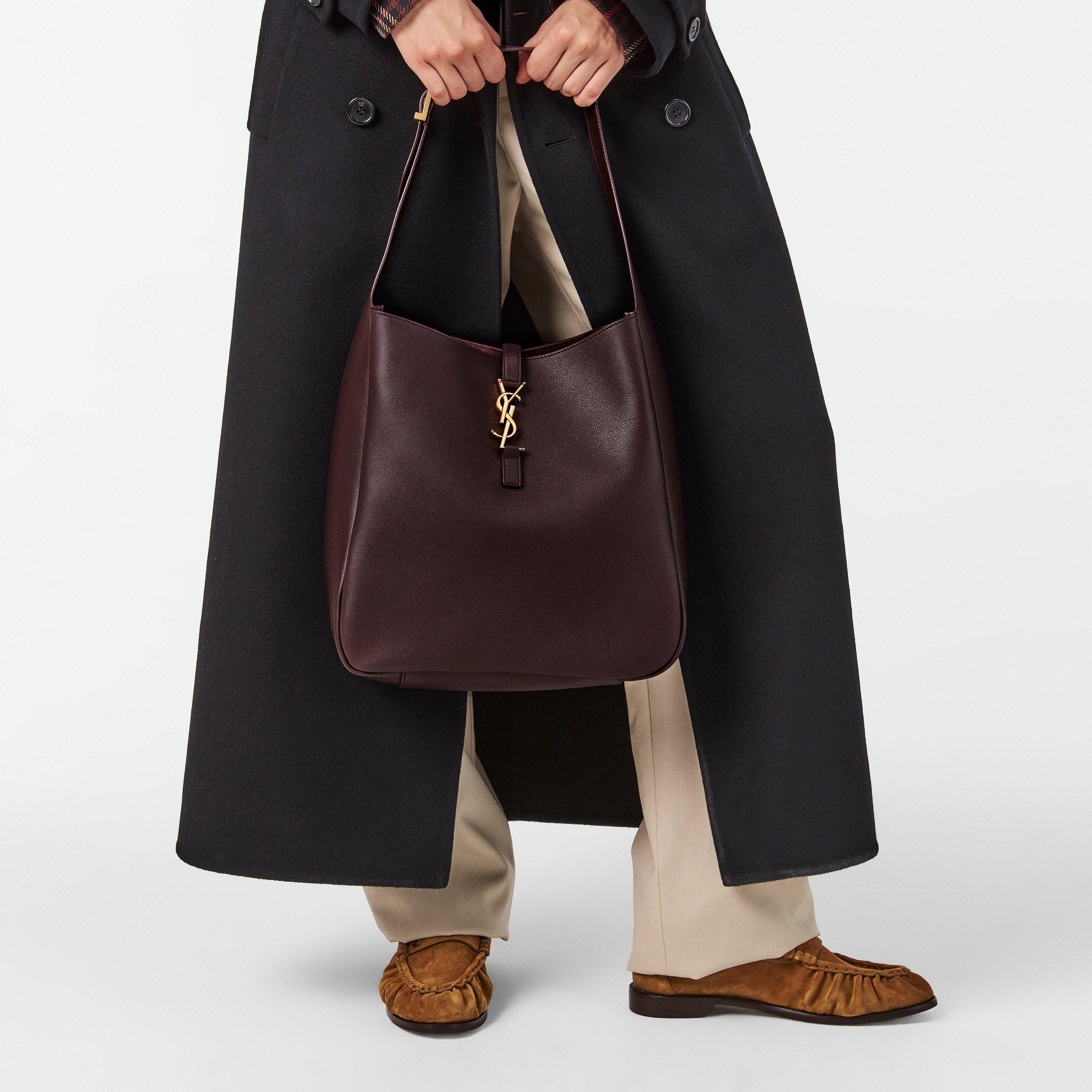 Drk Currant - Saint Laurent - Women's Large Hobo Bags - 3