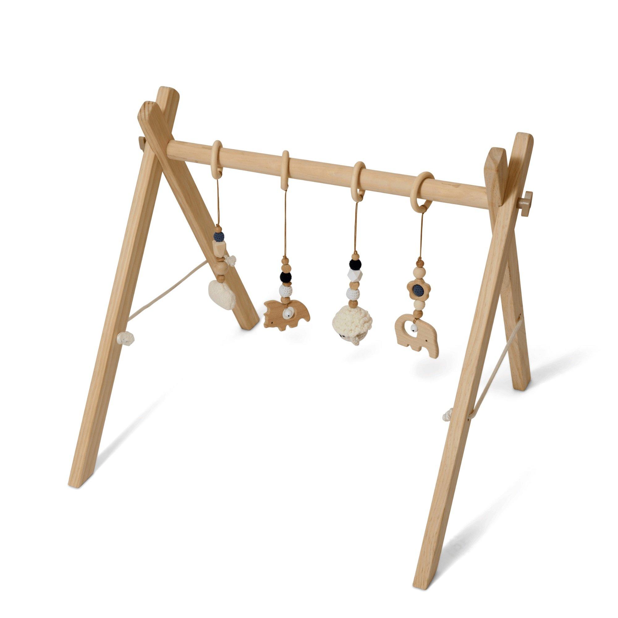 Natural - Clair De Lune - Clair de Lune Wooden Play Gym - 2
