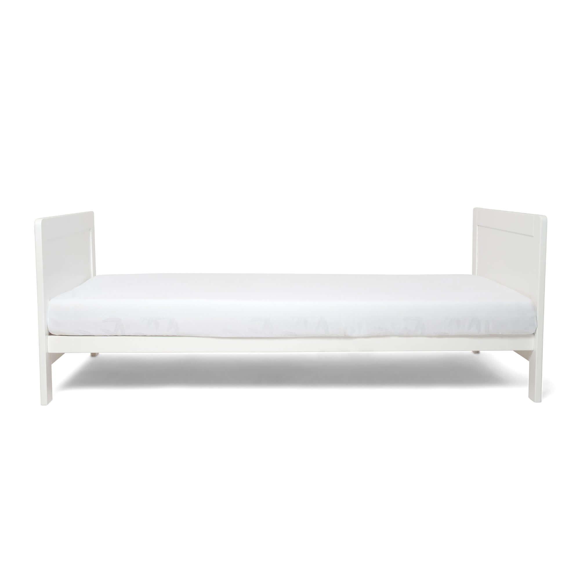 White - Clair De Lune - Essentials Cot Bed Fibre Mattress & Top Changer - 8