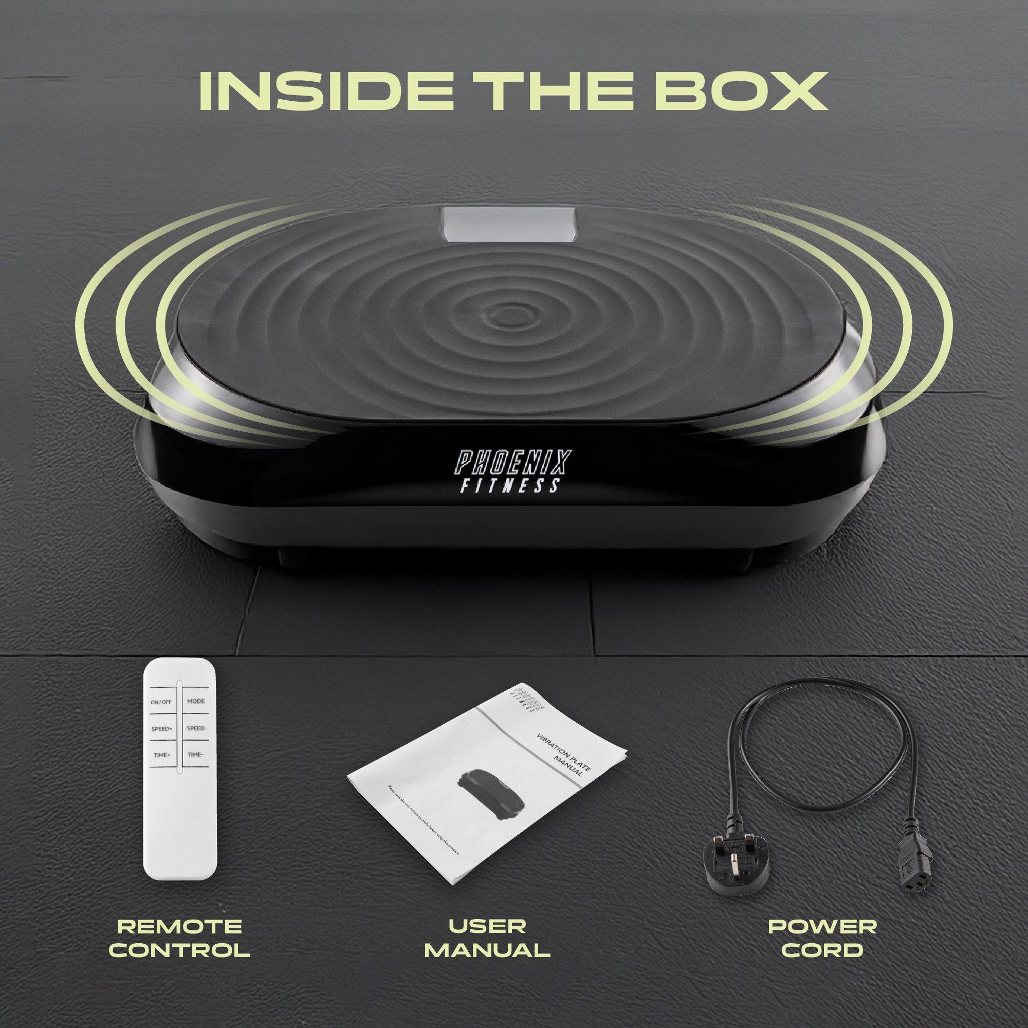 Black - Phoenix Fitness - Vibration Plate with Remote Control - 3