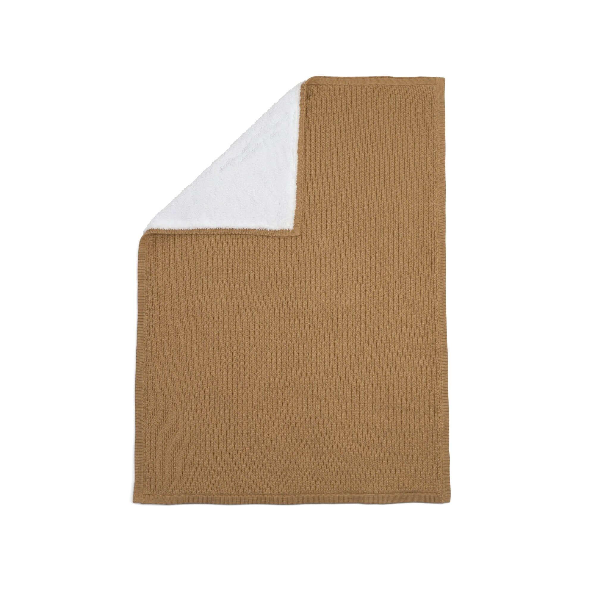 Biscuit - Clair De Lune - Organic Knit Sherpa Blanket - 4
