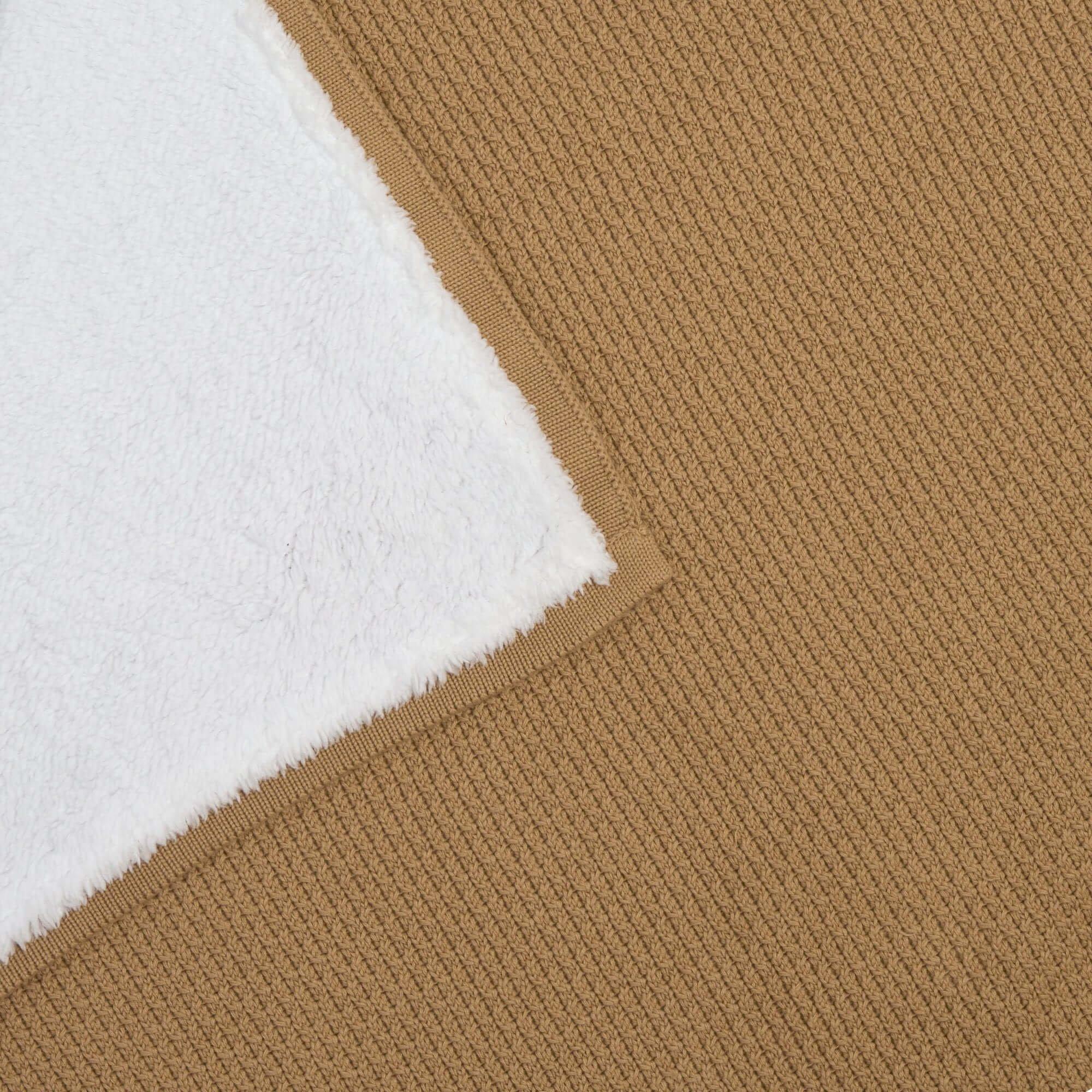Biscuit - Clair De Lune - Organic Knit Sherpa Blanket - 5