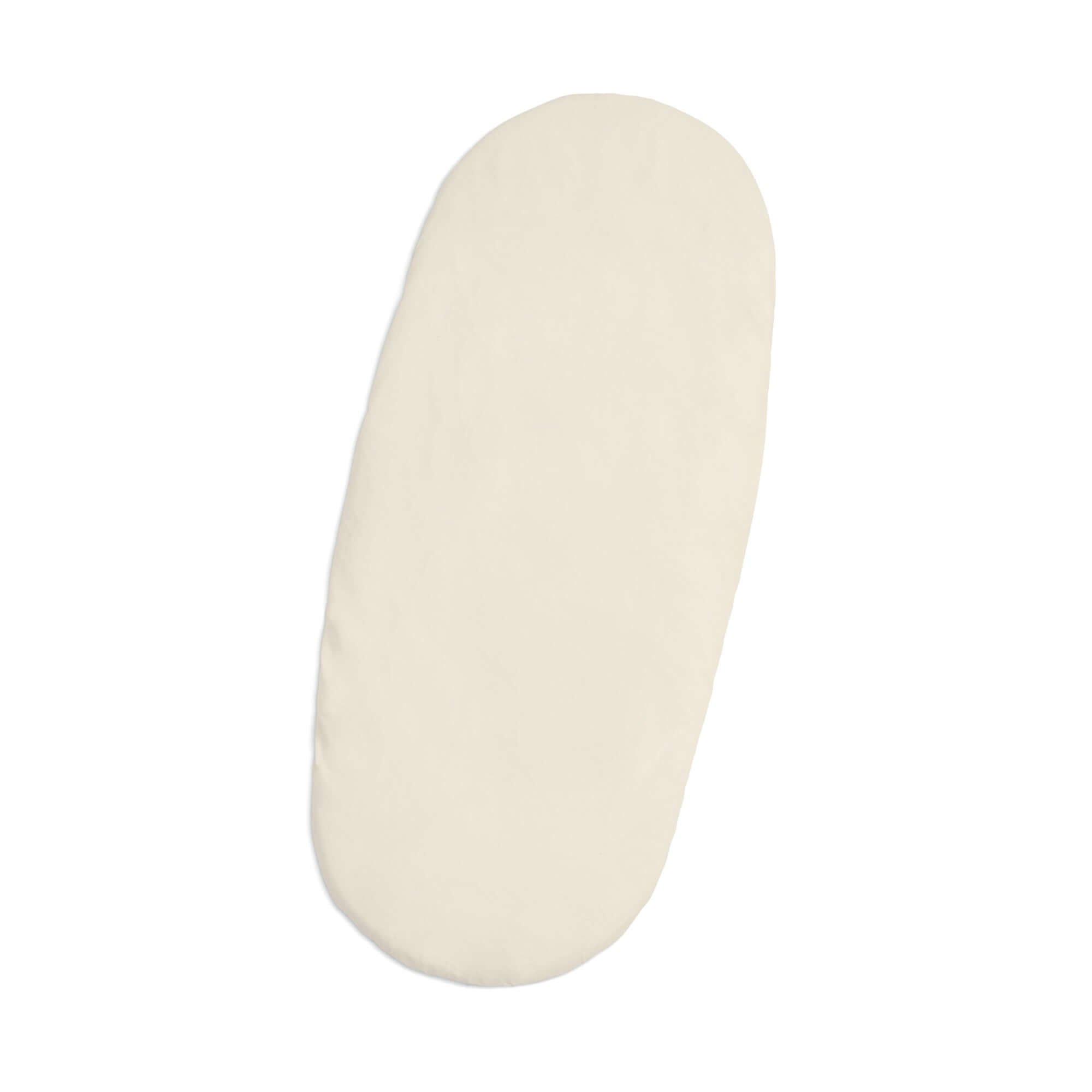 Cream - Clair De Lune - 2 Pack Organic Moses Basket Sheets - 74 x 30 cm - 3