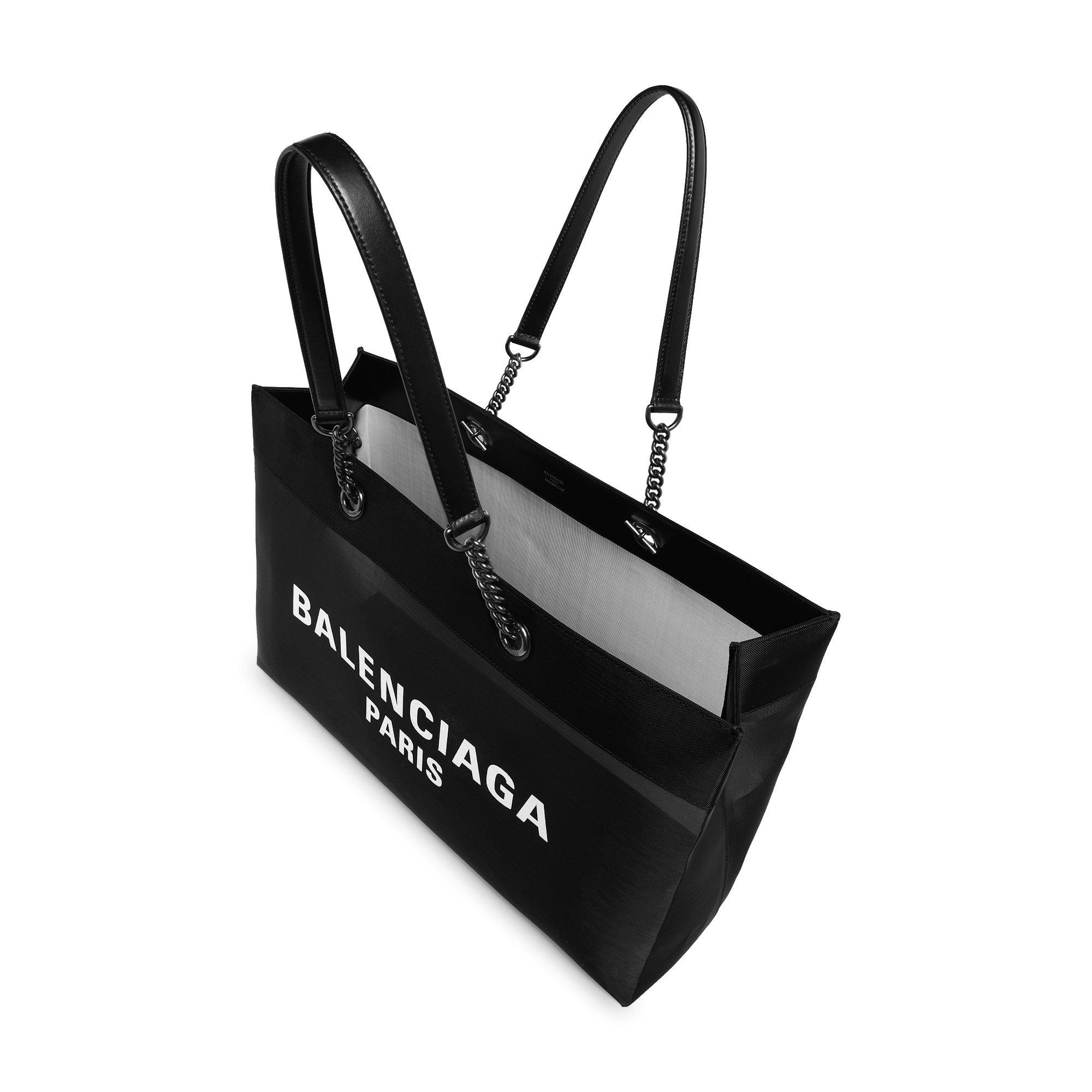 Blk/L Wht 1090 - Balenciaga - Duty Free Tote Bag - 4