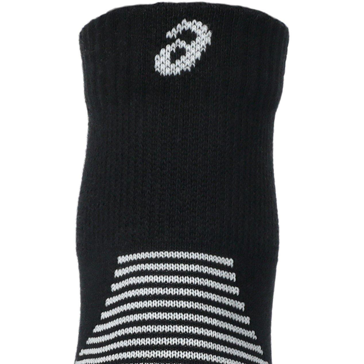 Perf Black/Wht - Asics - 2 Pack Cushioned Run Quarter Sock Unisex Adults - 3