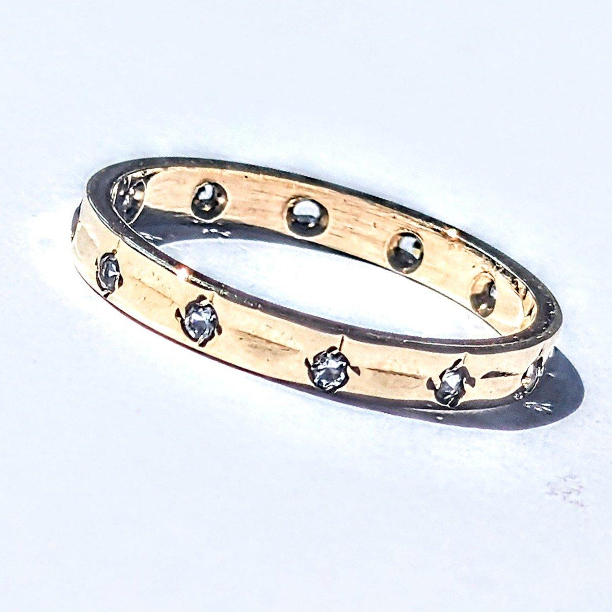 Espree 9ct Pre Loved Cubic Zirconia Eternity Ring