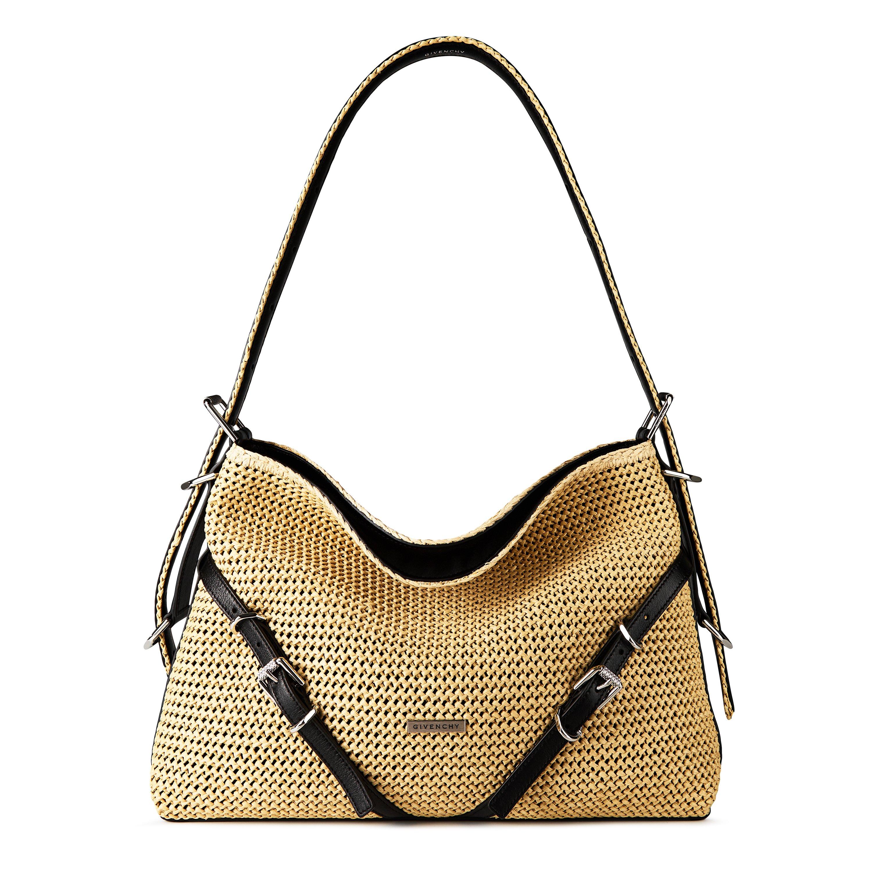 GIVENCHY Women'S Voyou Calfskin Leather Medium Hobo Bag - Natural
