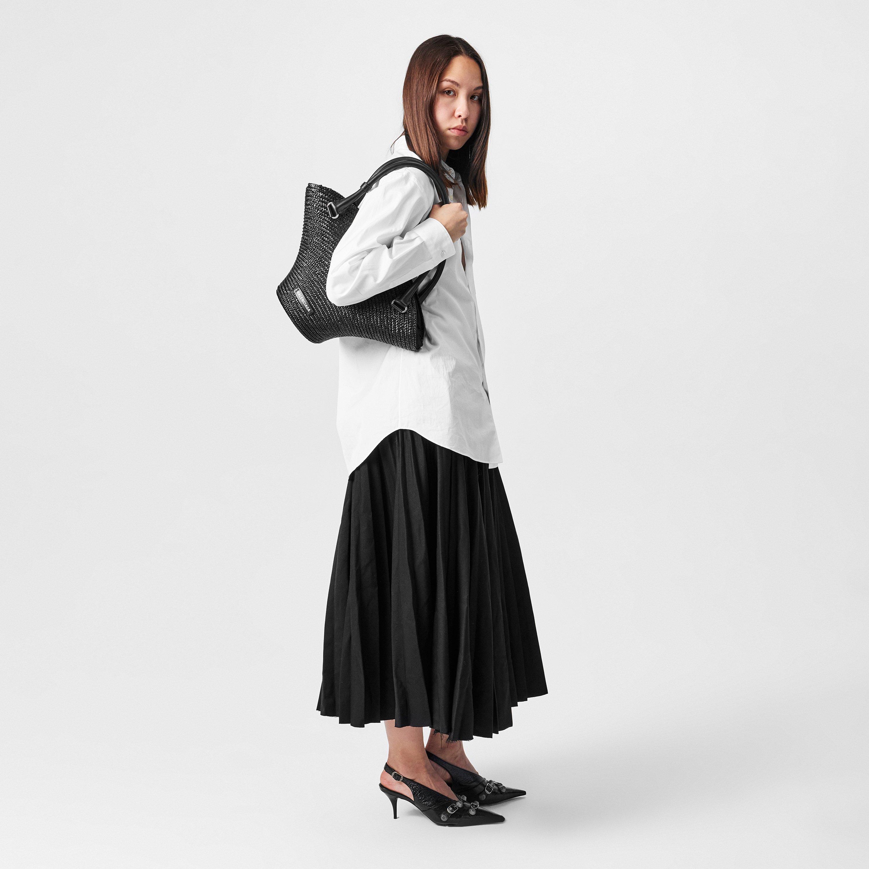 Mat Black - Balenciaga - Medium Beach Tote Bag - 6