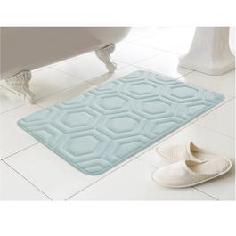 Country Club Bath Mat Geo Design Memory Foam