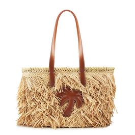 Palm Angels Rafia Basket Bag