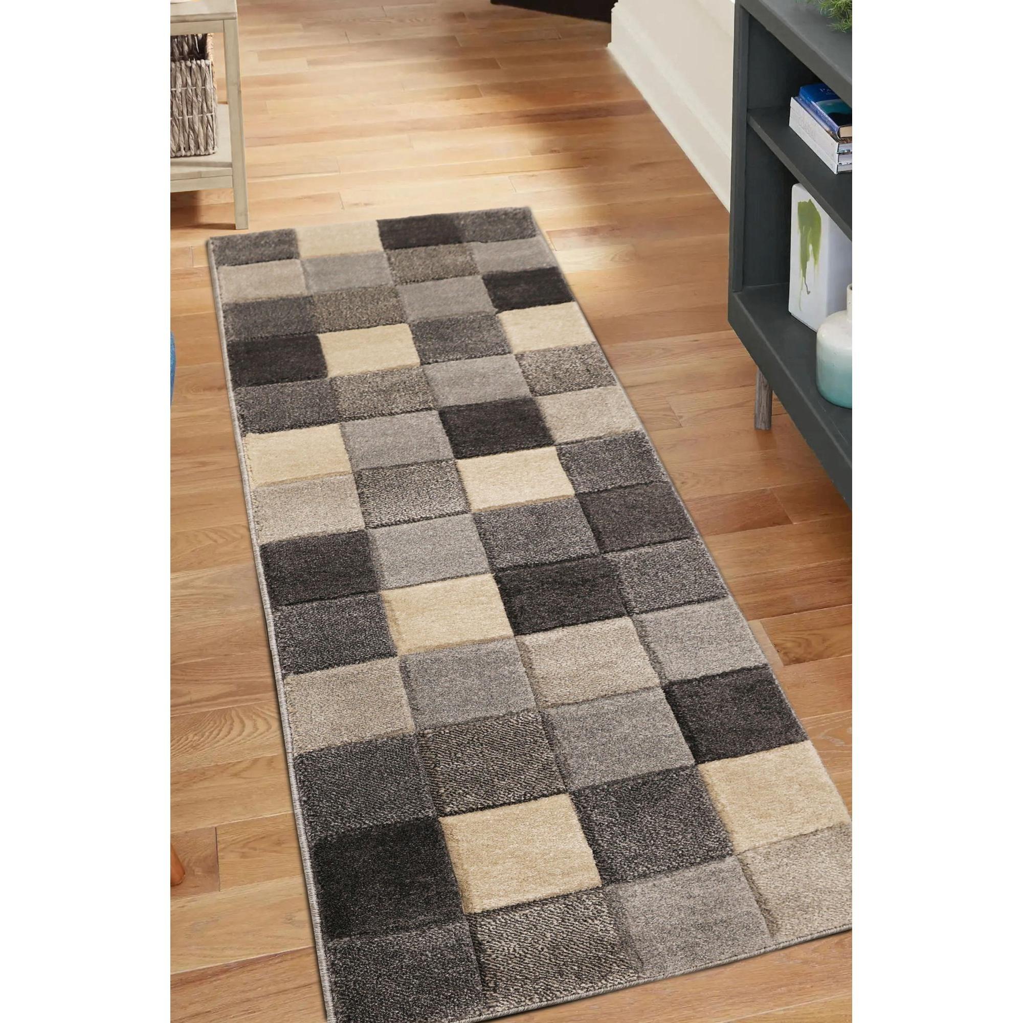 Grey - Homemaker - Newport Blocks Rug Grey - 2