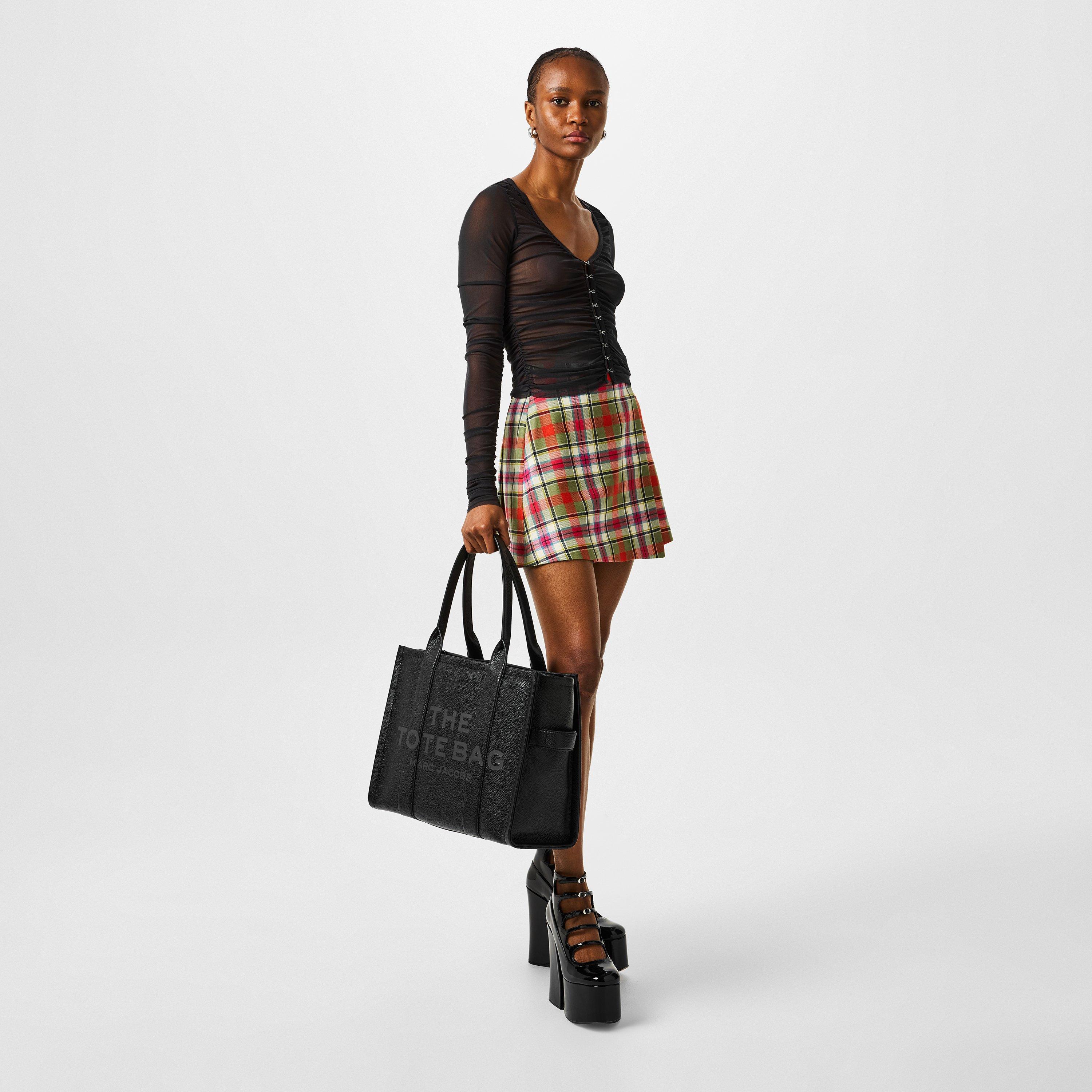 Black - Marc Jacobs - Large Leather Tote Bag - 5