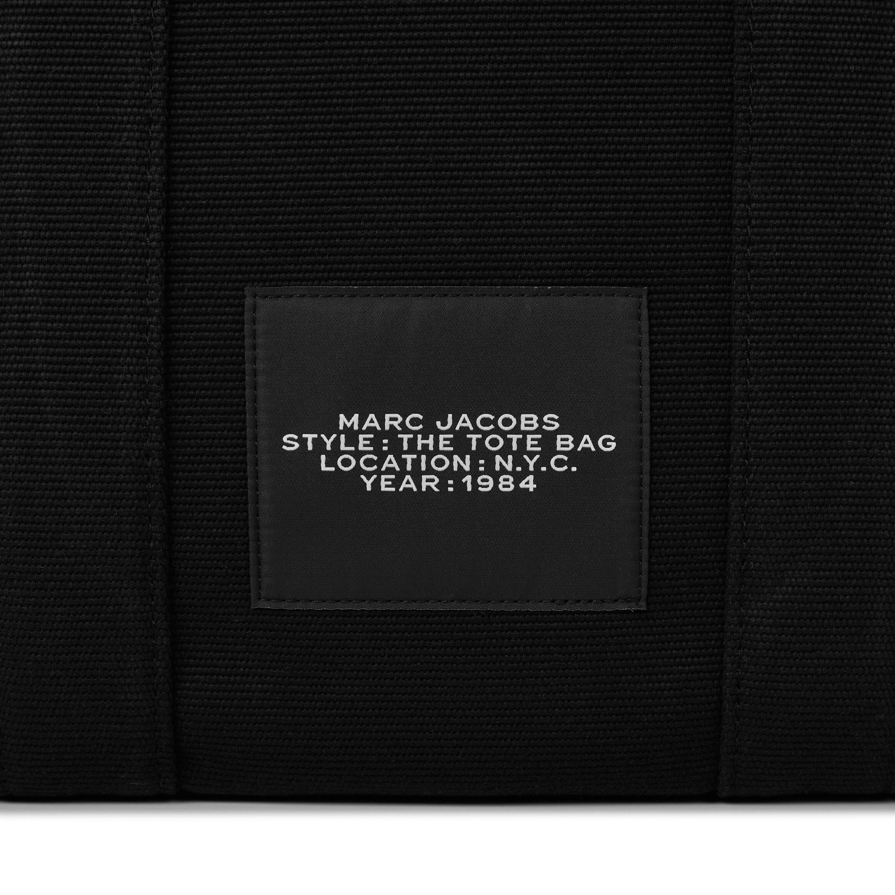 Black - Marc Jacobs - Large Jacquard Tote Bag - 4