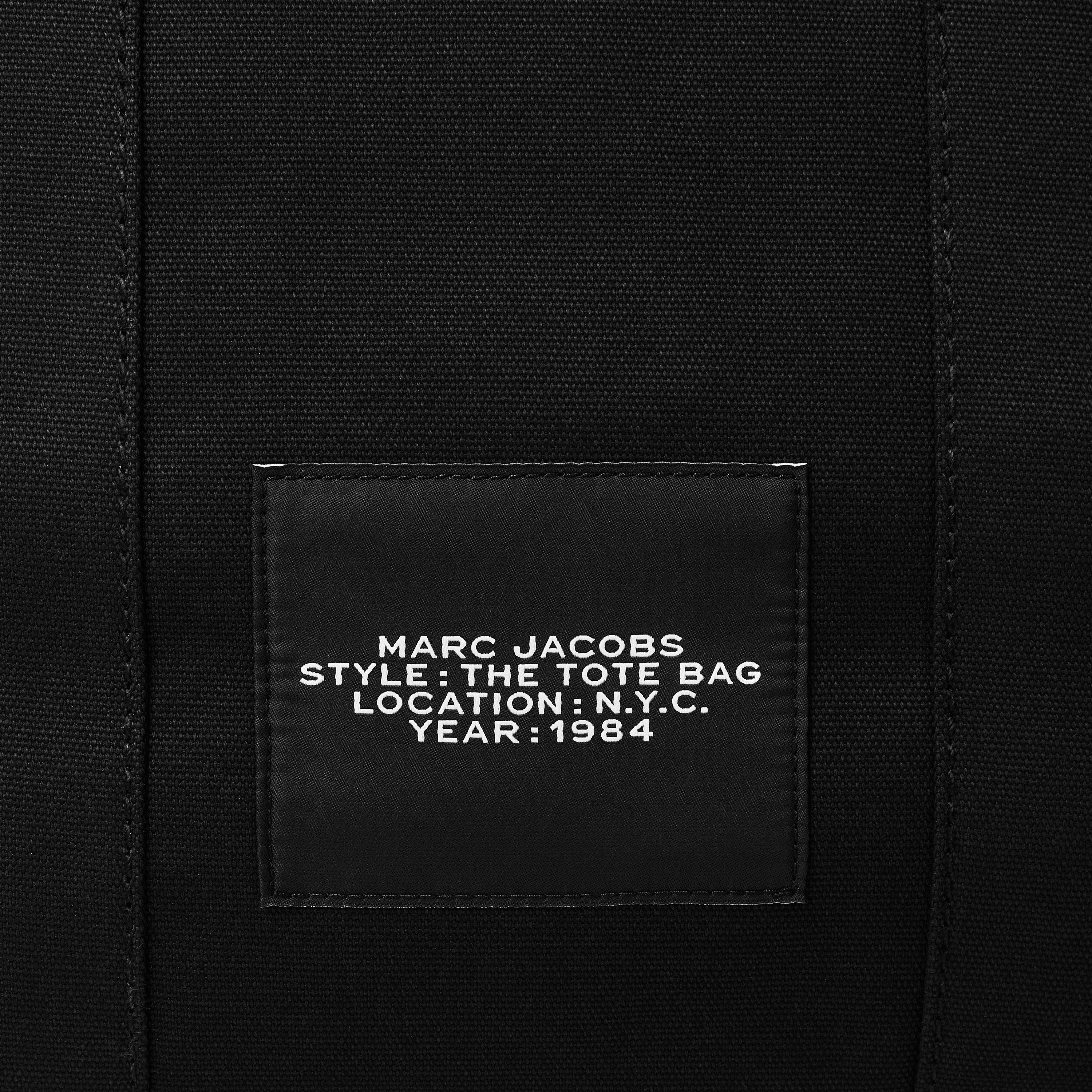 Black - Marc Jacobs - Women's Large Cotton Tote Bag - 4