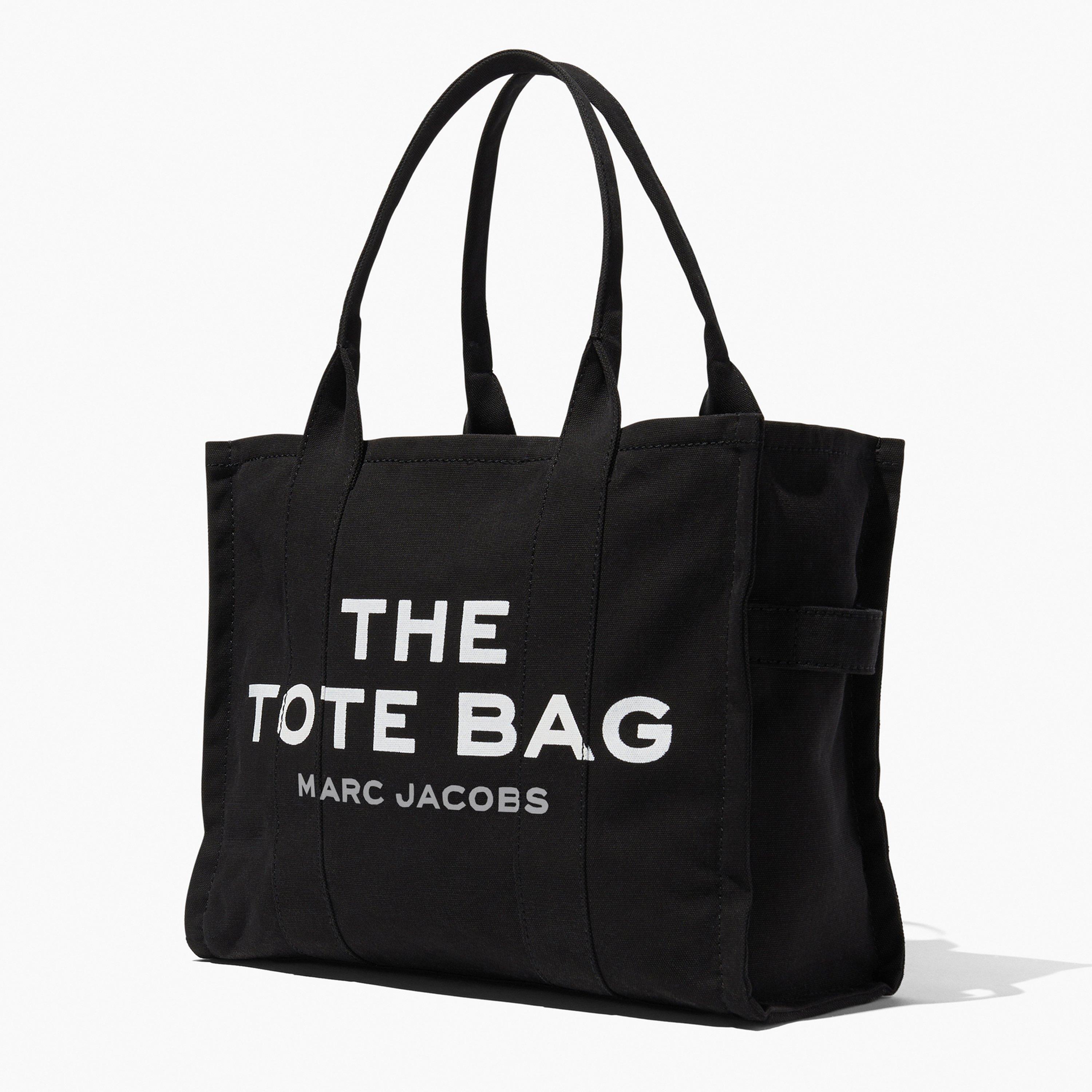 Black - Marc Jacobs - Women's Large Cotton Tote Bag - 7