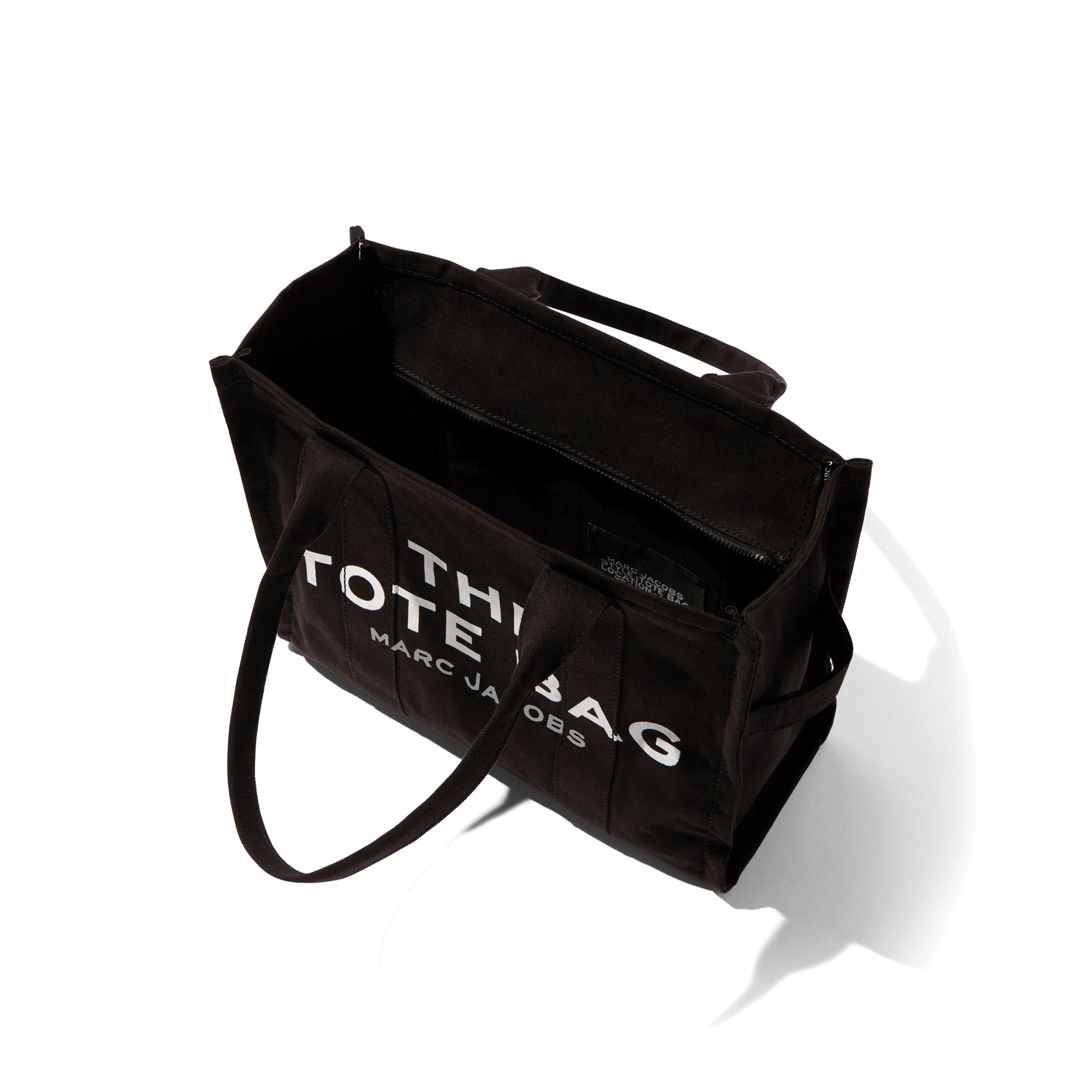 Black - Marc Jacobs - Women's Large Cotton Tote Bag - 8