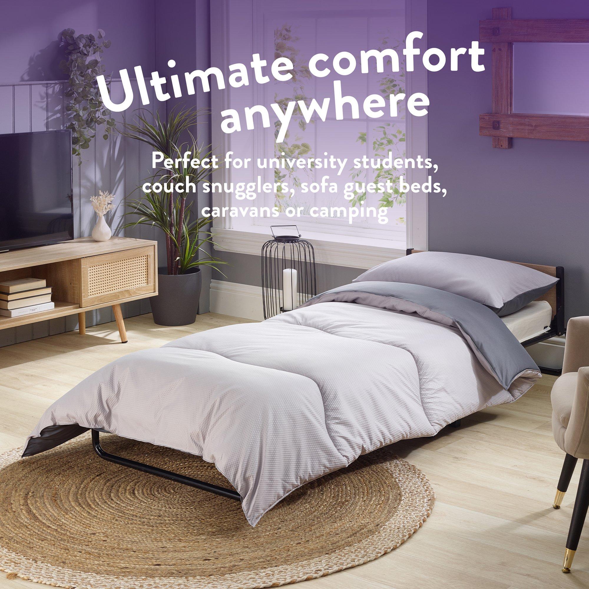 Embossed Grey - Slumberdown - Coverless Comfort 4.5 Tog Duvet - 6