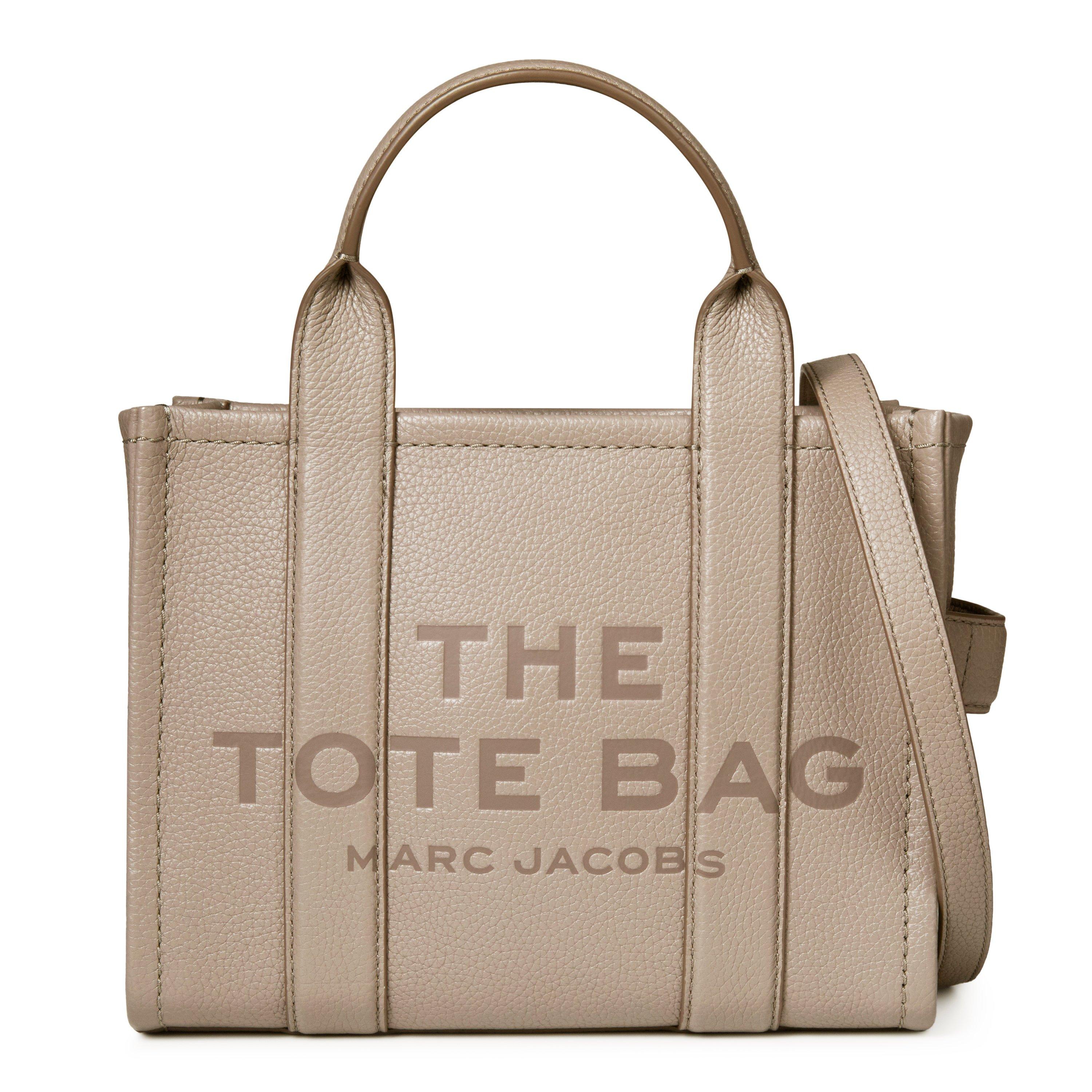 Marc Jacobs The Leather Small Tote Bag - Cement