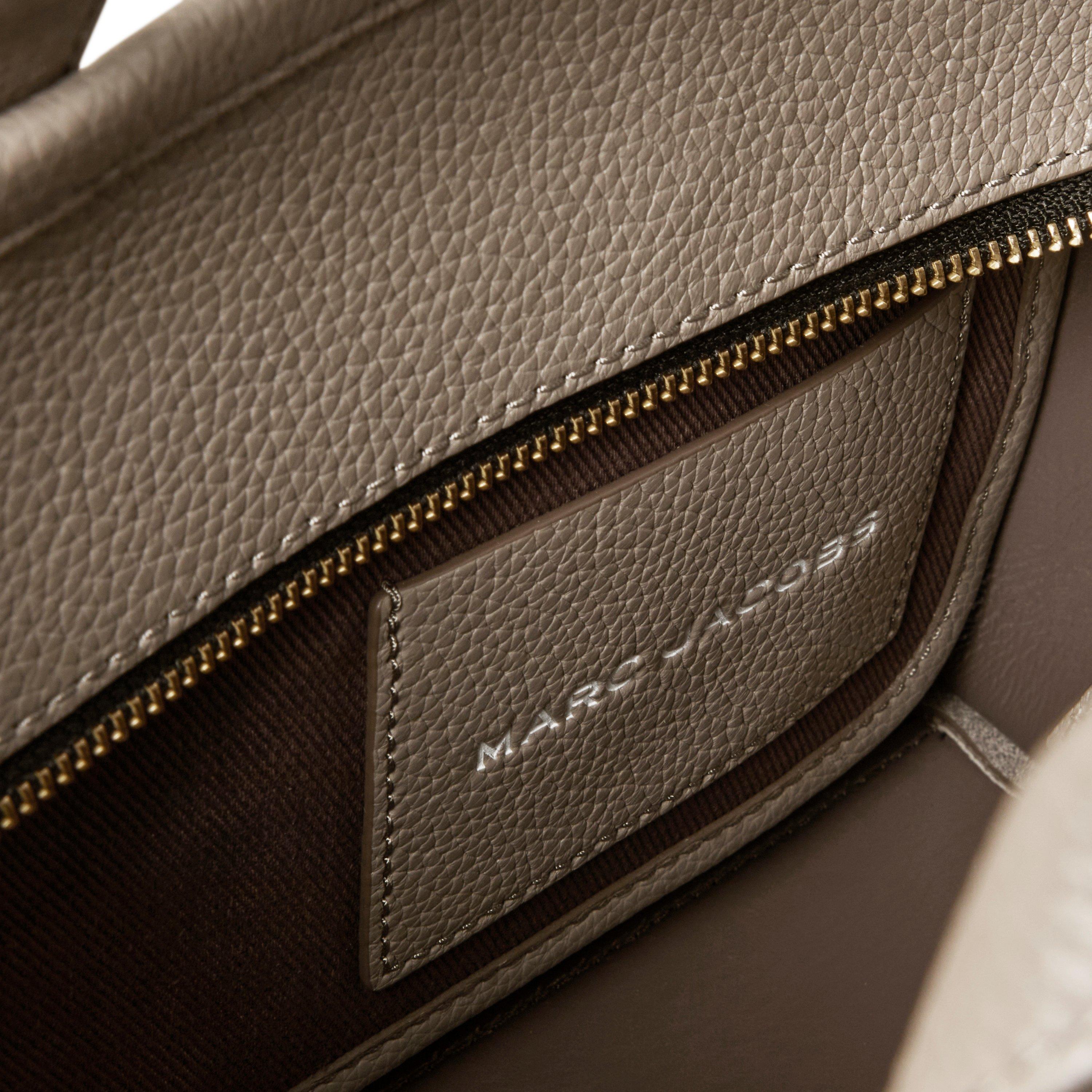 Cement - Marc Jacobs - Small Leather Tote Bag - 5