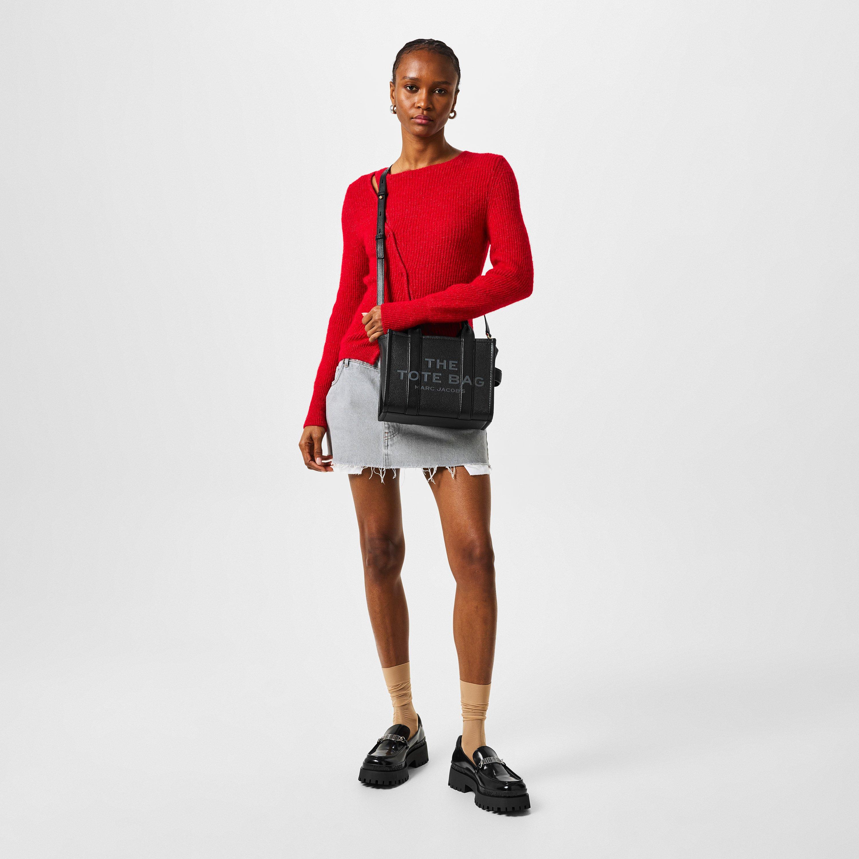 Black - Marc Jacobs - Small Leather Tote Bag - 5