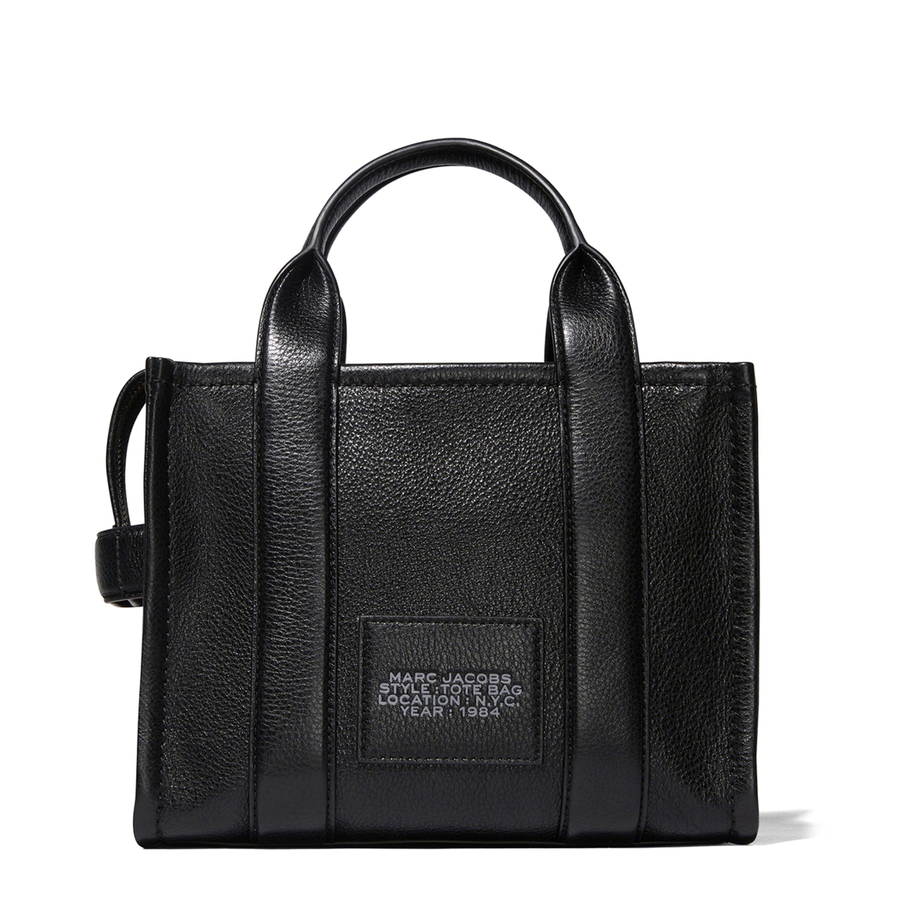 Black - Marc Jacobs - Small Leather Tote Bag - 3