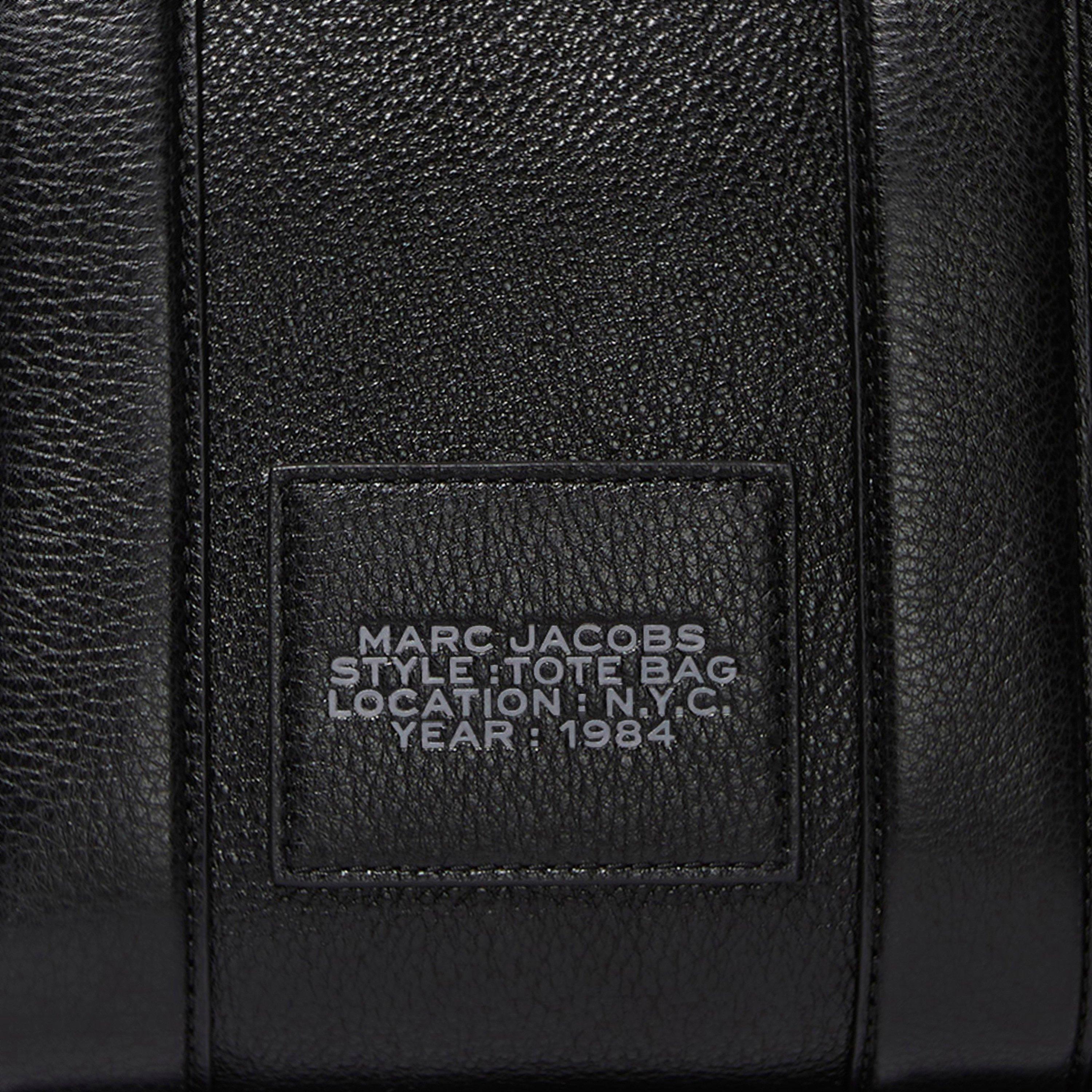 Black - Marc Jacobs - Small Leather Tote Bag - 4