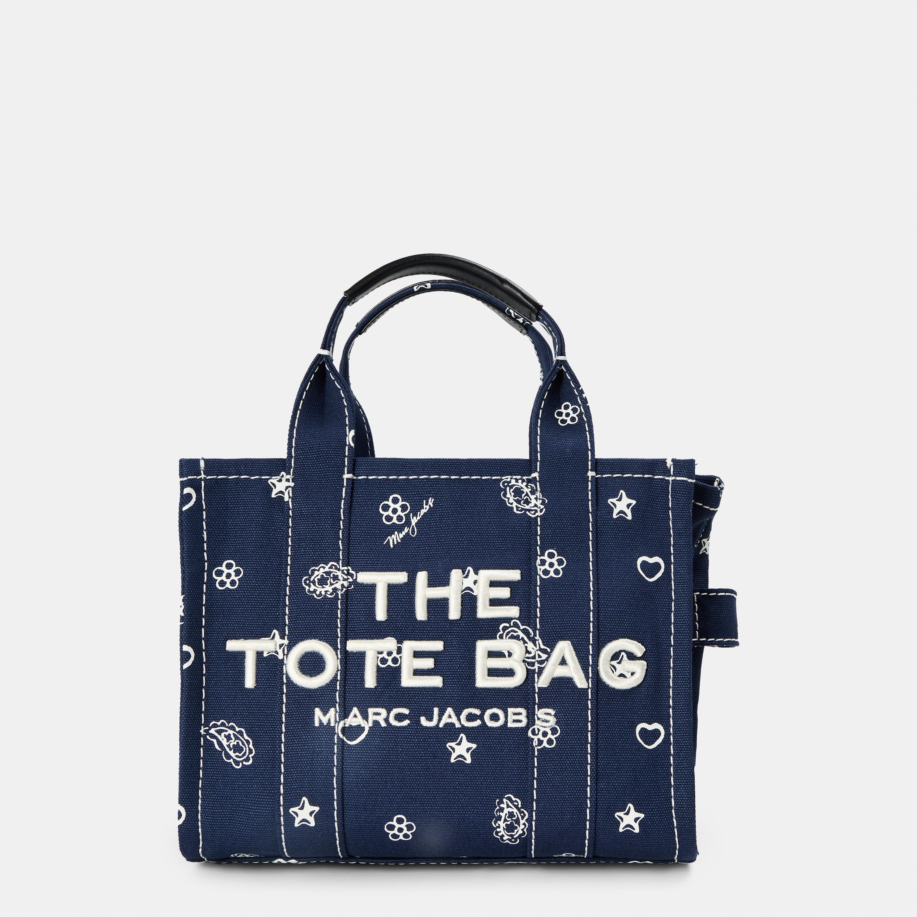 Marc Jacobs Small Tote Bag - NAVY MULTI