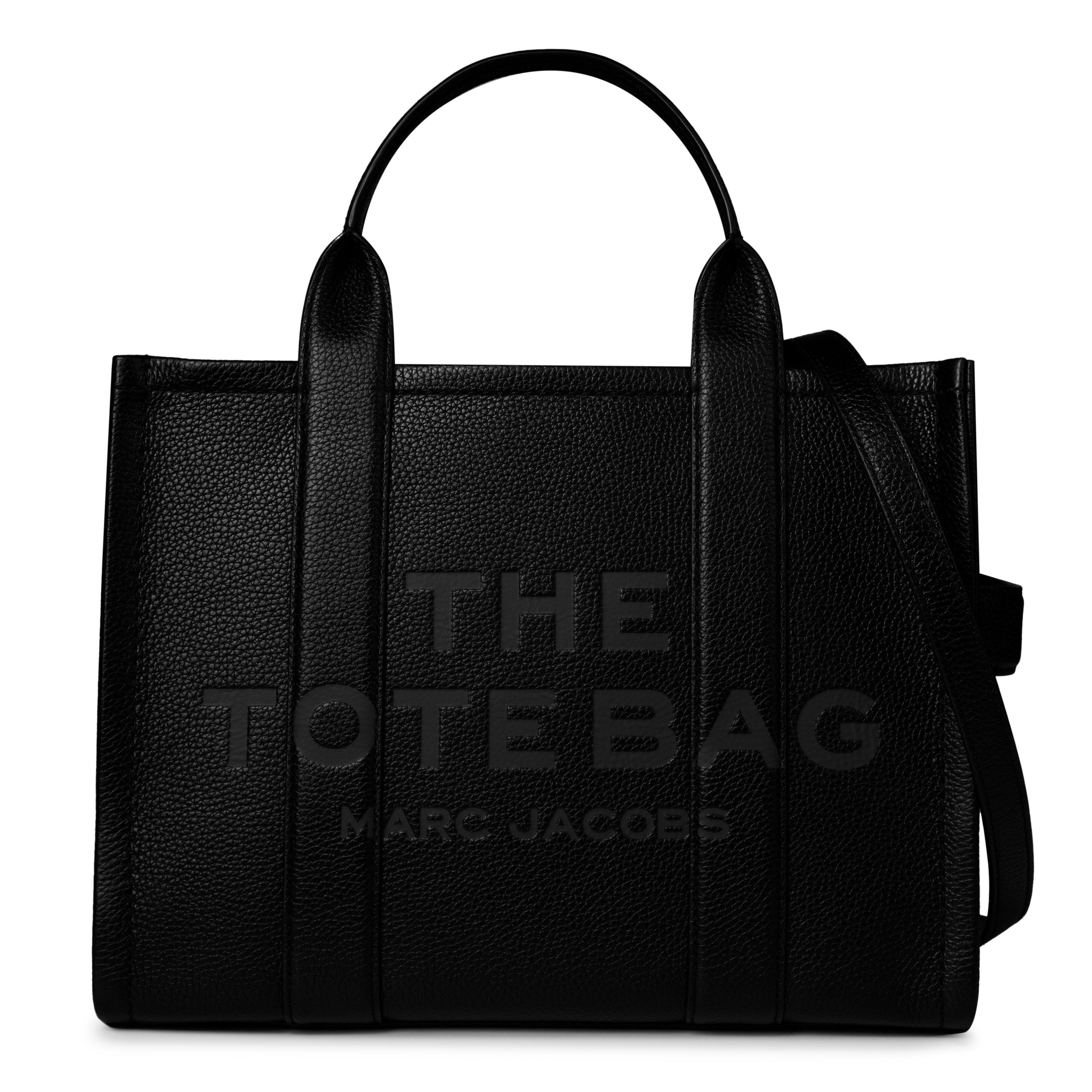 MARC JACOBS THE TOTE BAG 黒　レディース　メンズ兼用 MARC JACOBS Shopper THE CROSSBODY TOTE BAG LEATHER in black