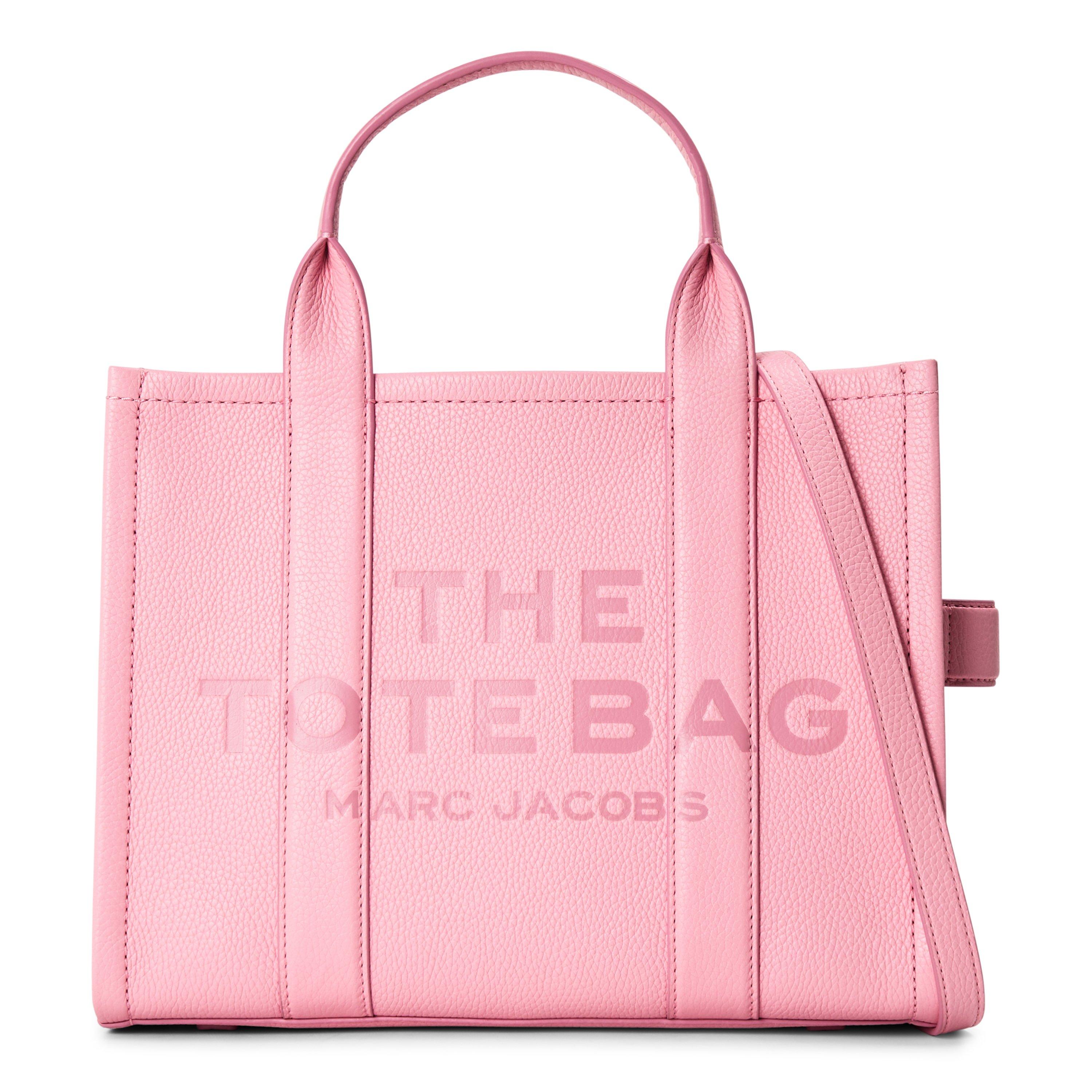 Marc Jacobs The Leather Medium Tote Bag - RIBBON PINK