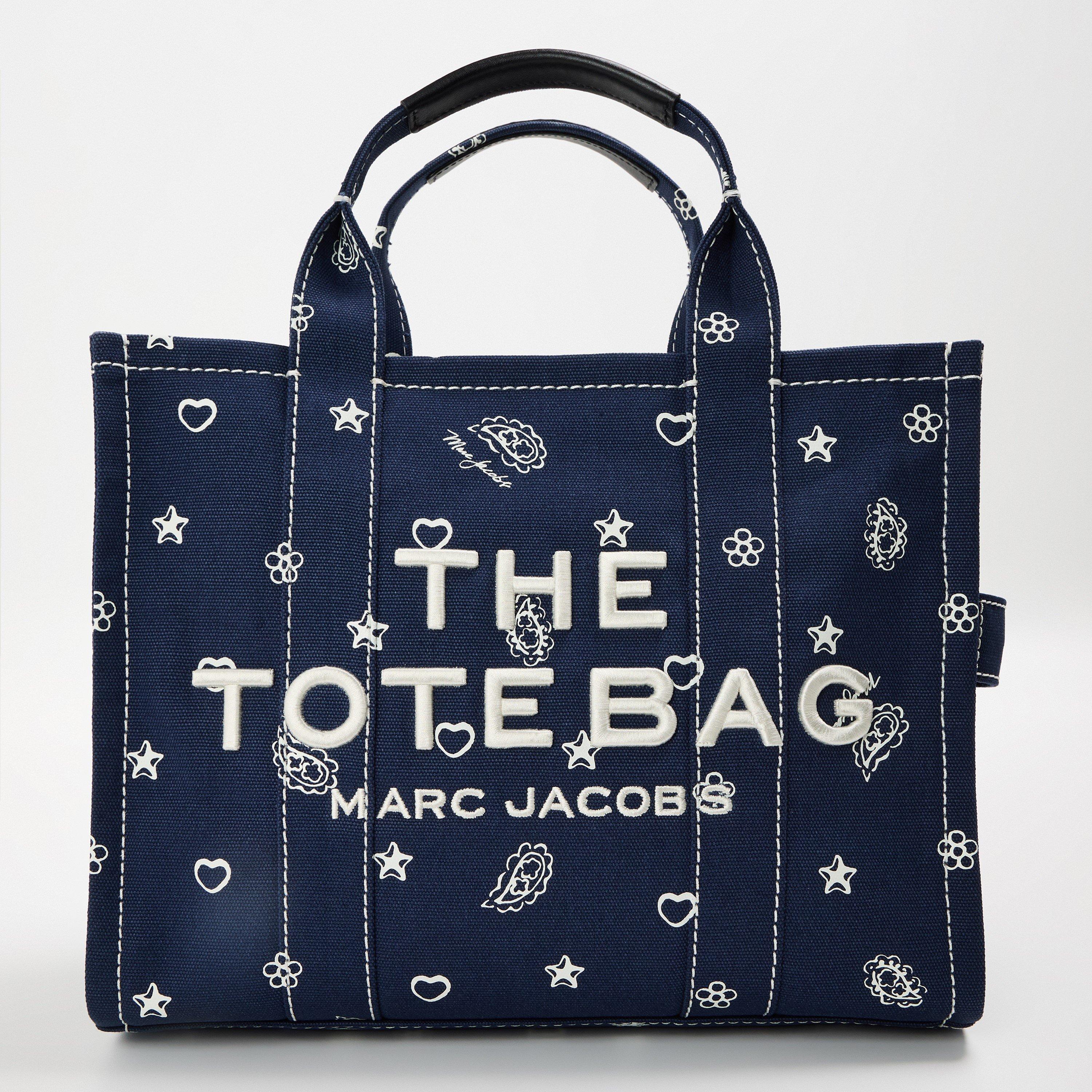 Marc Jacobs Women's Navy Multi Medium Tote Bag