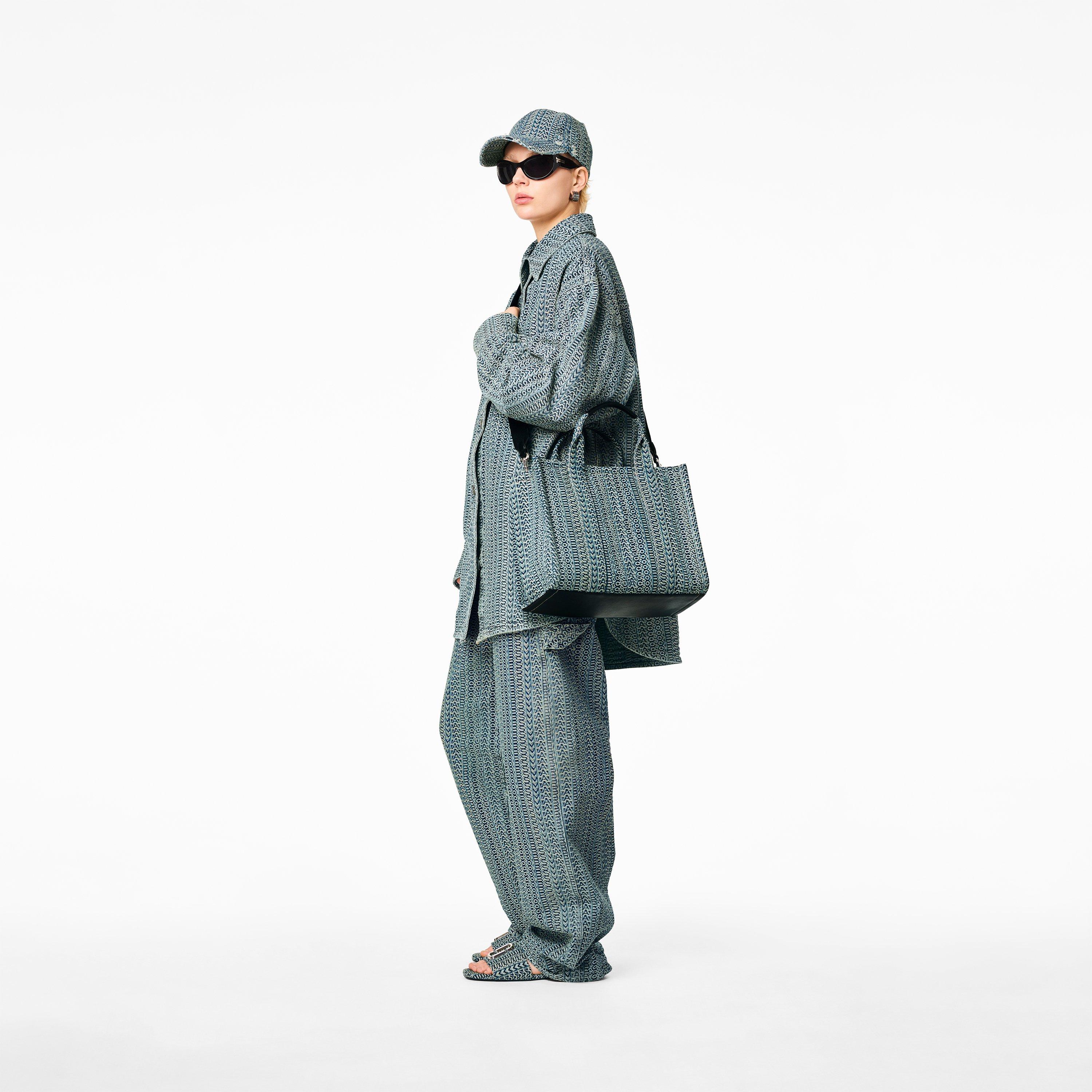 Faded Denim - Marc Jacobs - Women's Medium Canvas Tote Bag - 2