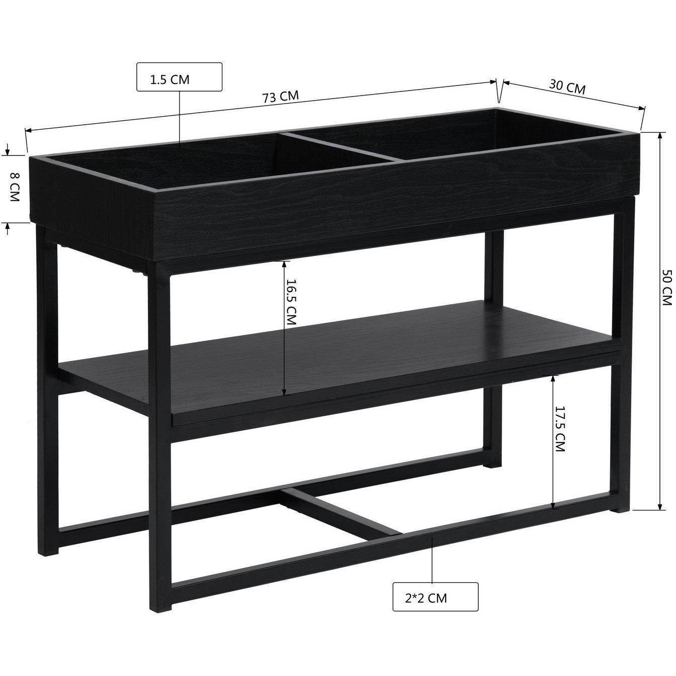 Black - Furdini - Centella Console Table - 7