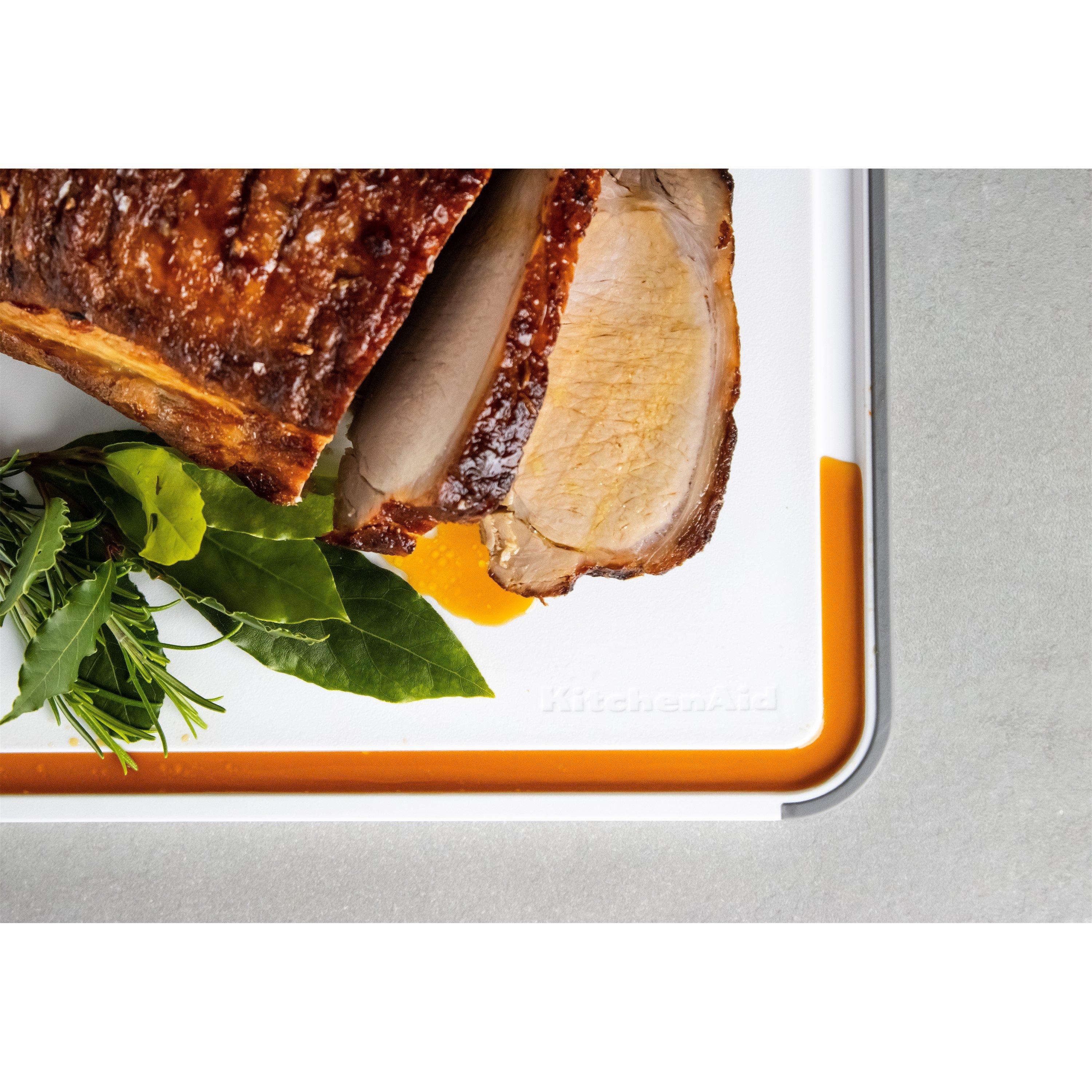 White - KitchenAid - KitchenAid Classic Polypropylene Non-slip Chopping - 4