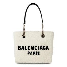 Balenciaga Shearling Duty Free Tote Bag