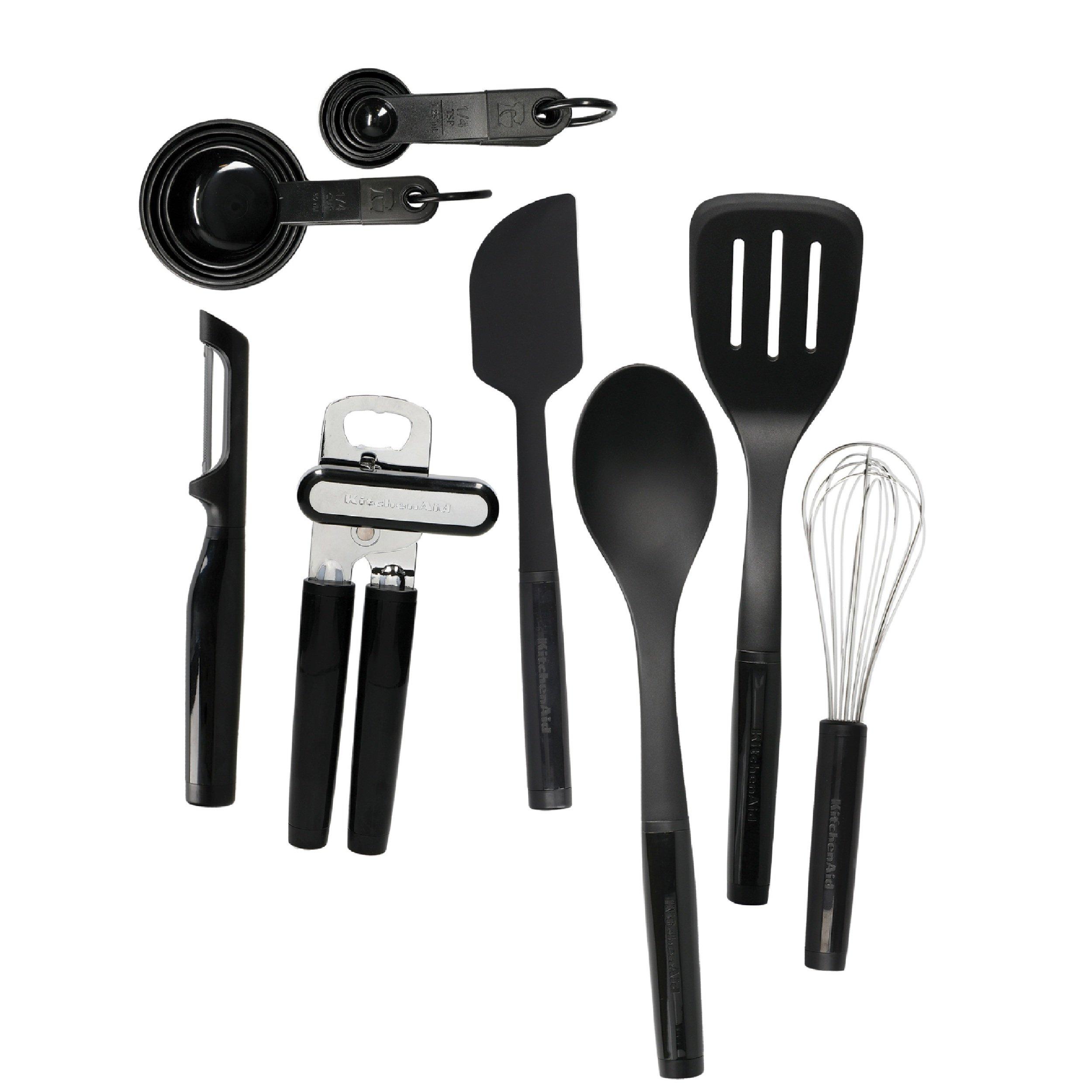 Black - KitchenAid - KitchenAid 15pc Kitchen Utensil Set - Black - 2