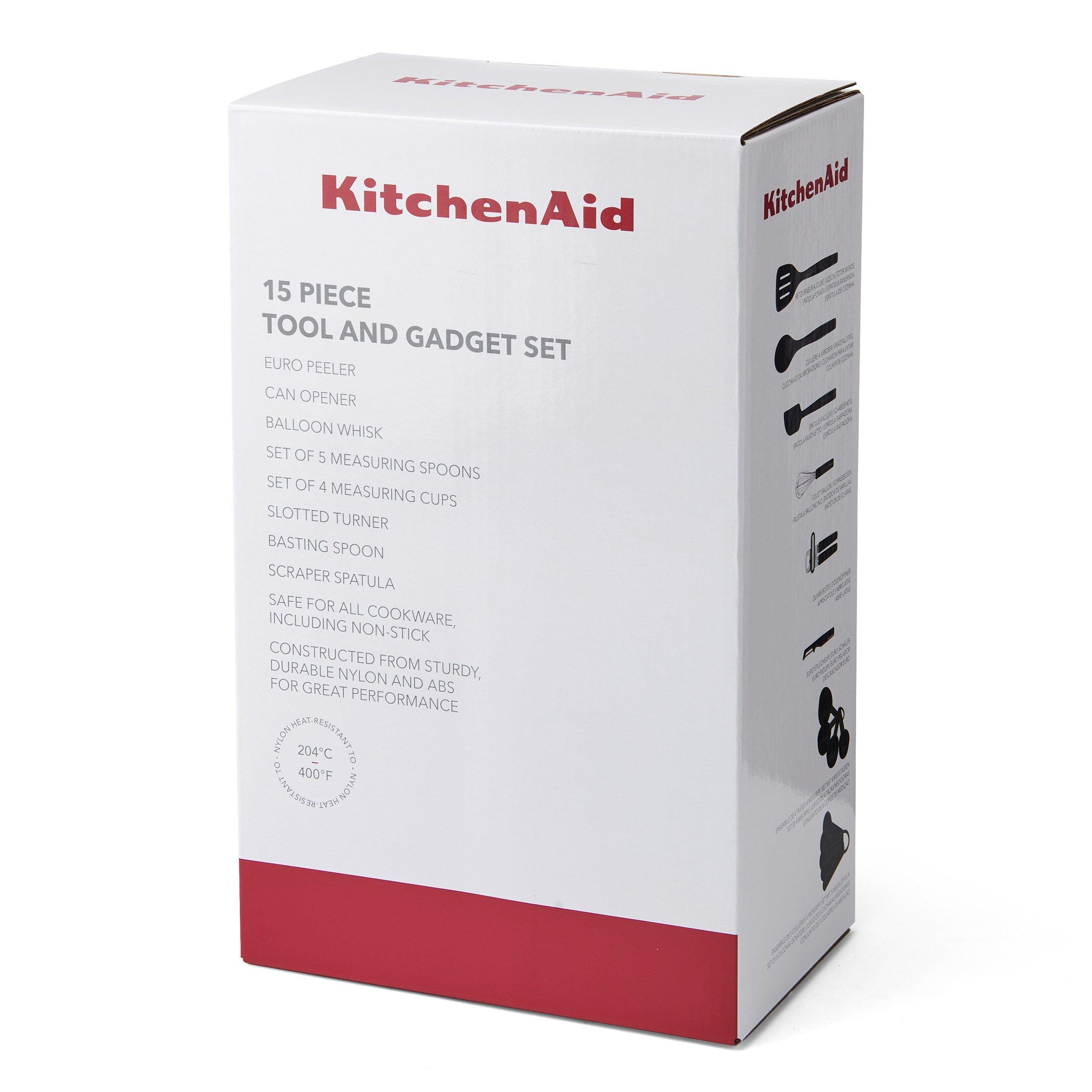 Black - KitchenAid - KitchenAid 15pc Kitchen Utensil Set - Black - 3