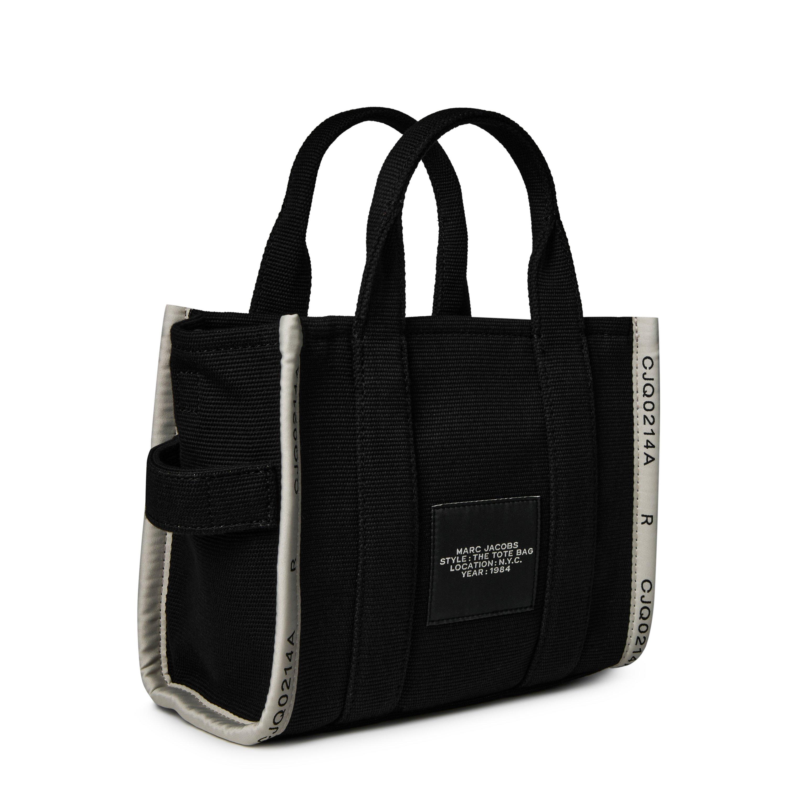 Black - Marc Jacobs - Women's Mini Jacquard Cotton Multiway Zip Tote Bag - 3