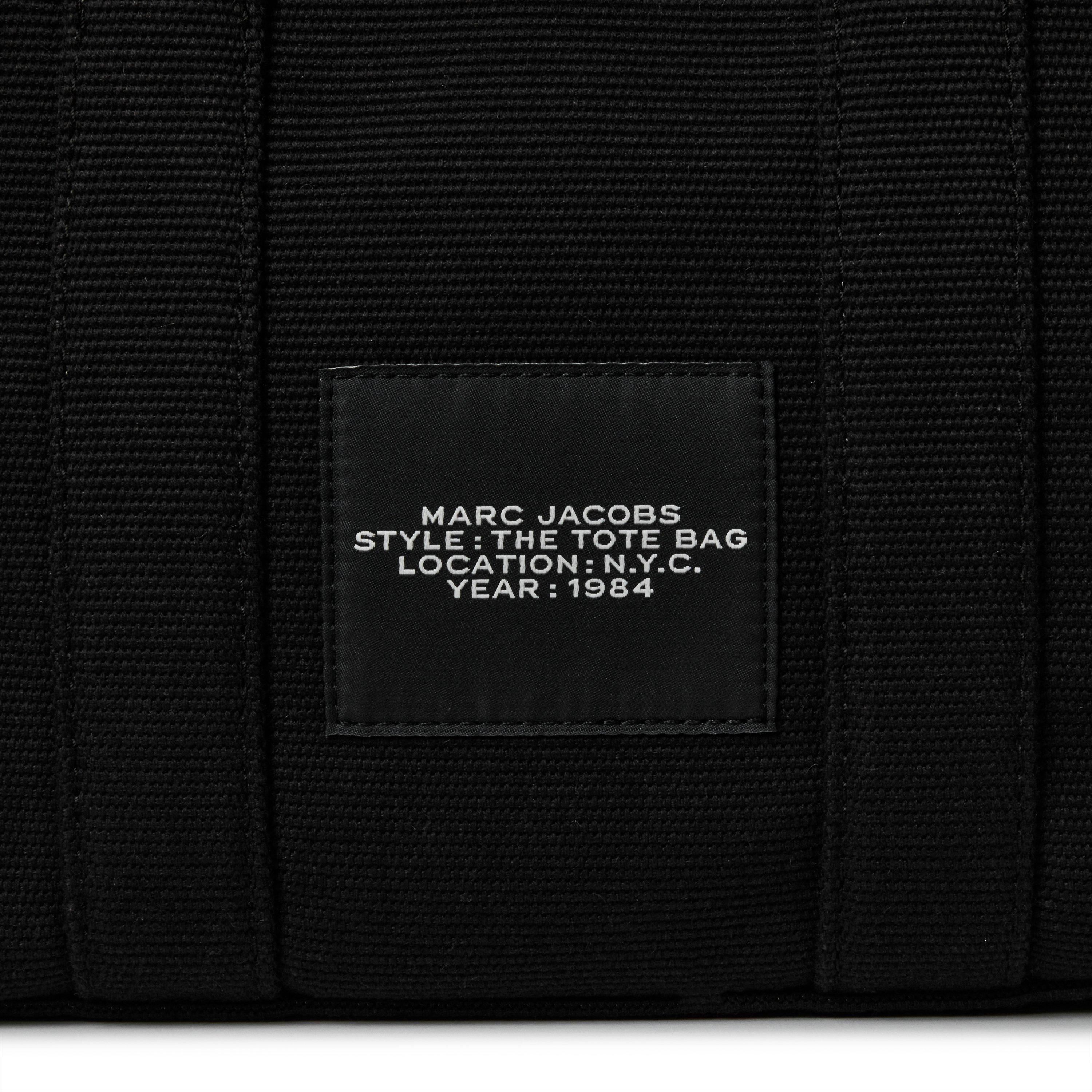 Black - Marc Jacobs - Women's Mini Jacquard Cotton Multiway Zip Tote Bag - 4