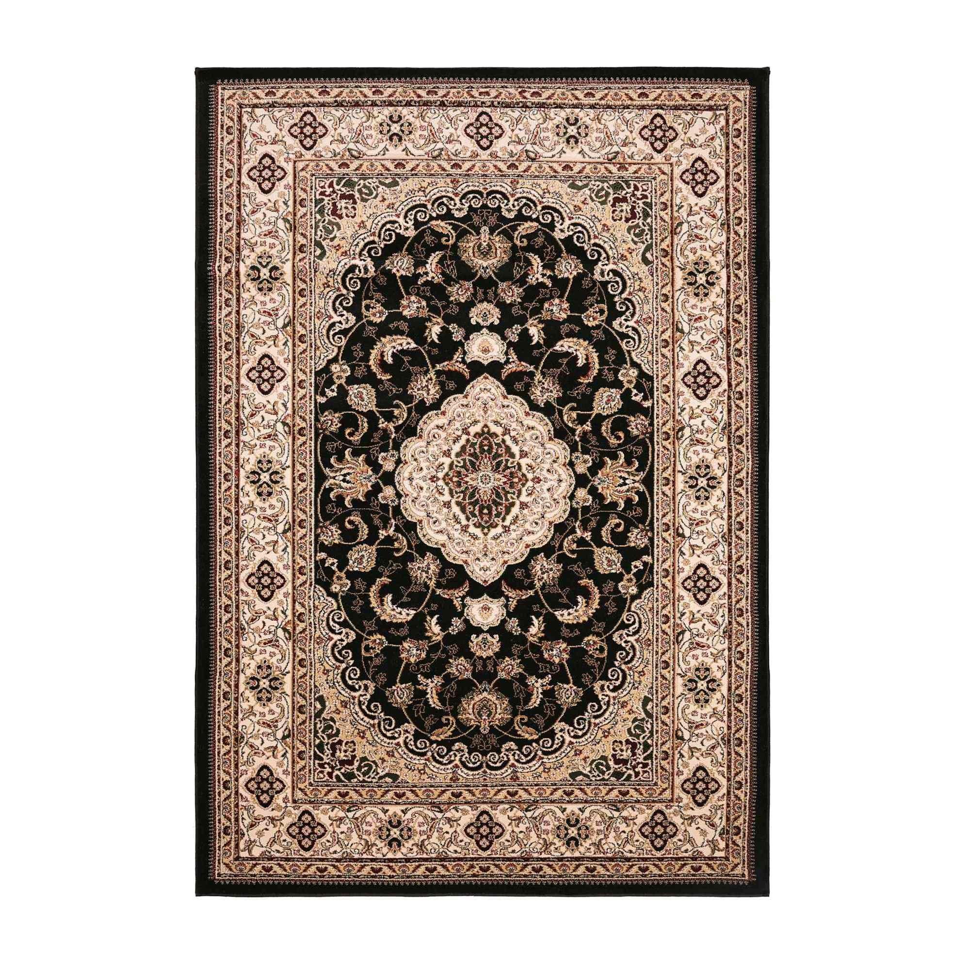 Black - Homemaker - Victoria Traditional Rug Black - 2