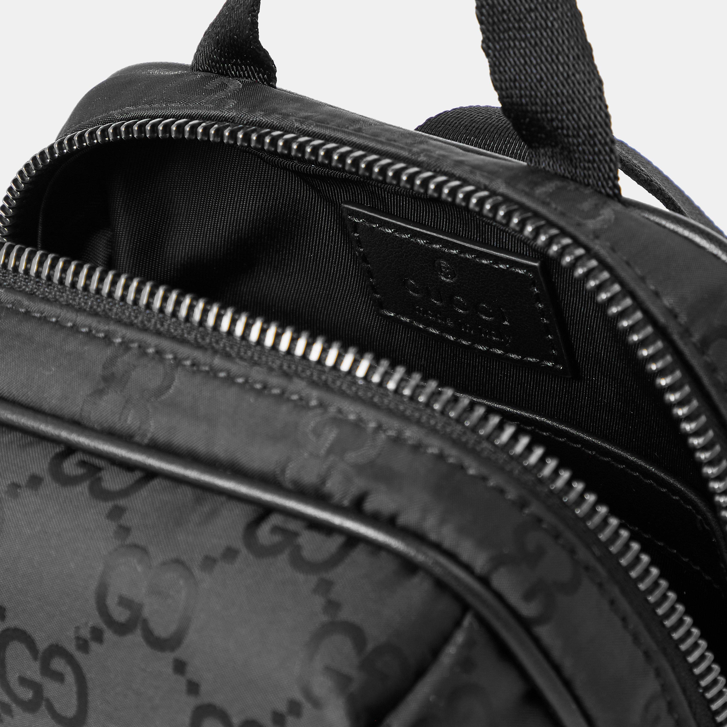 Black - Gucci - Men's Nylon Cross Body Bag - 5