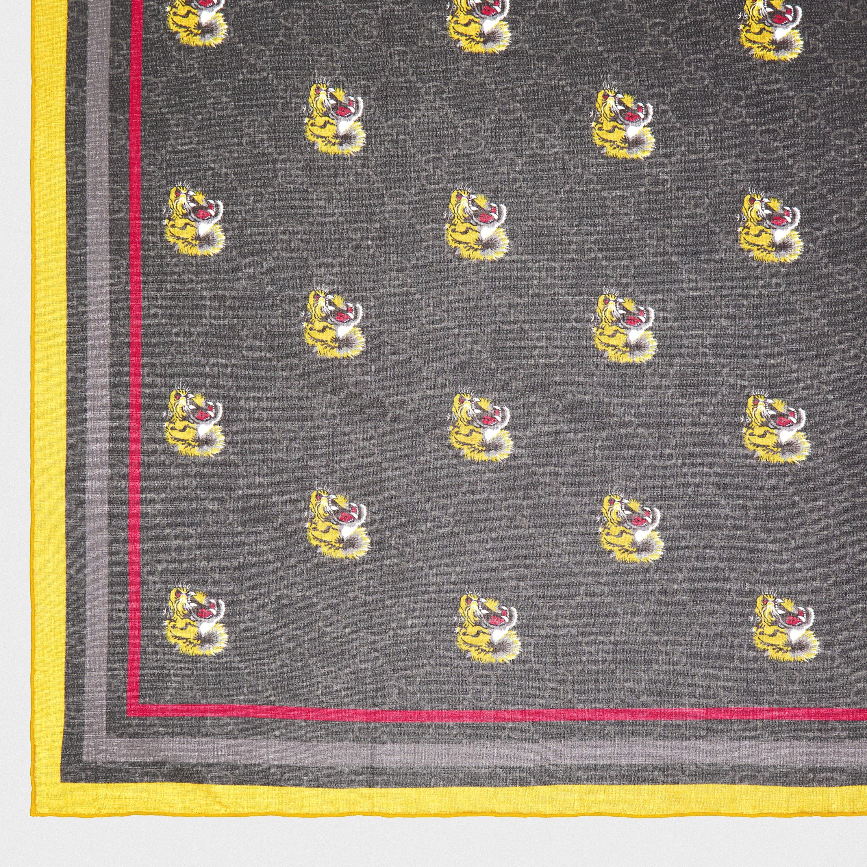 Black/Black - Gucci - Men's Lightweight Scarf - 2