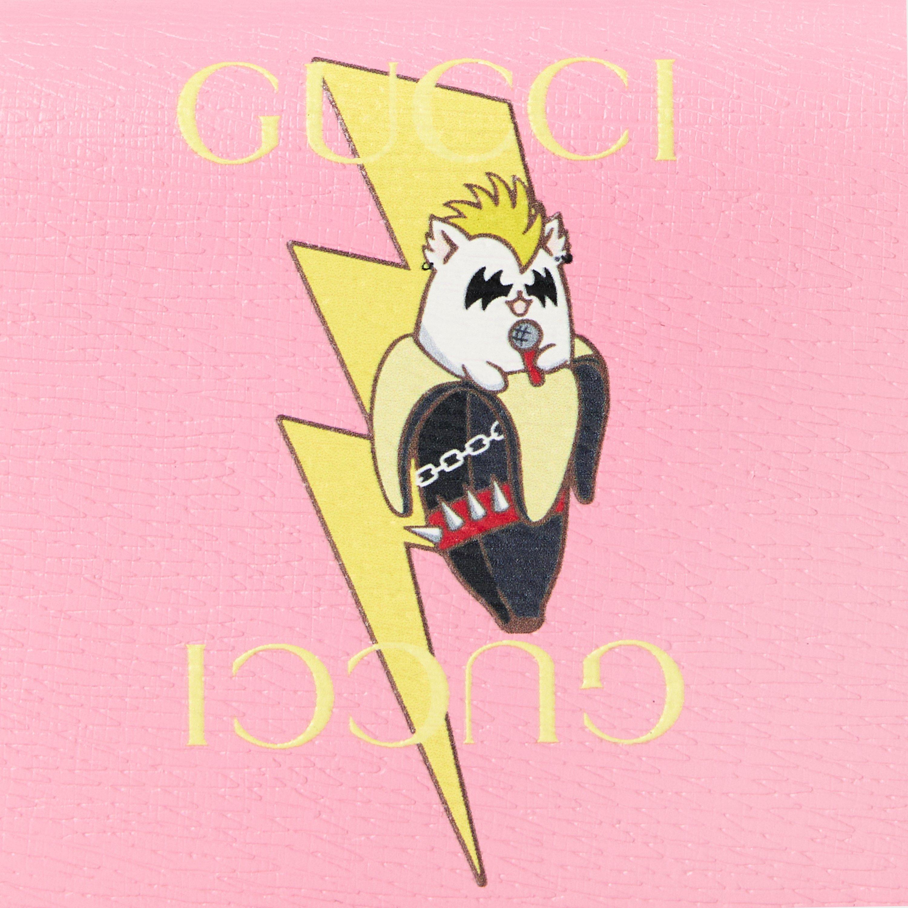 Pnk BnMl/Pink B - Gucci - Women's Billfold Wallet - 3