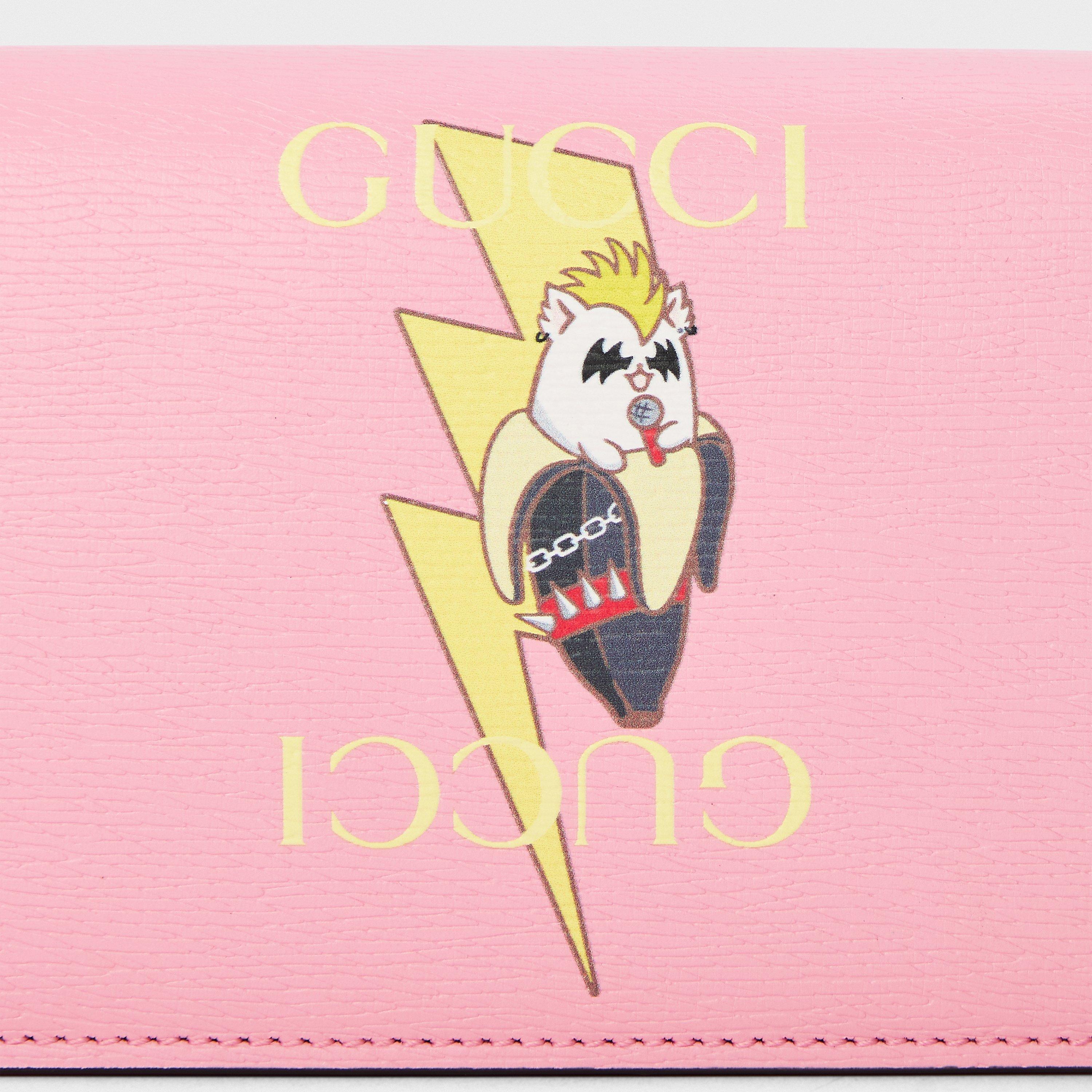 Pnk BnMl/Pink B - Gucci - Women's Card Holder - 3