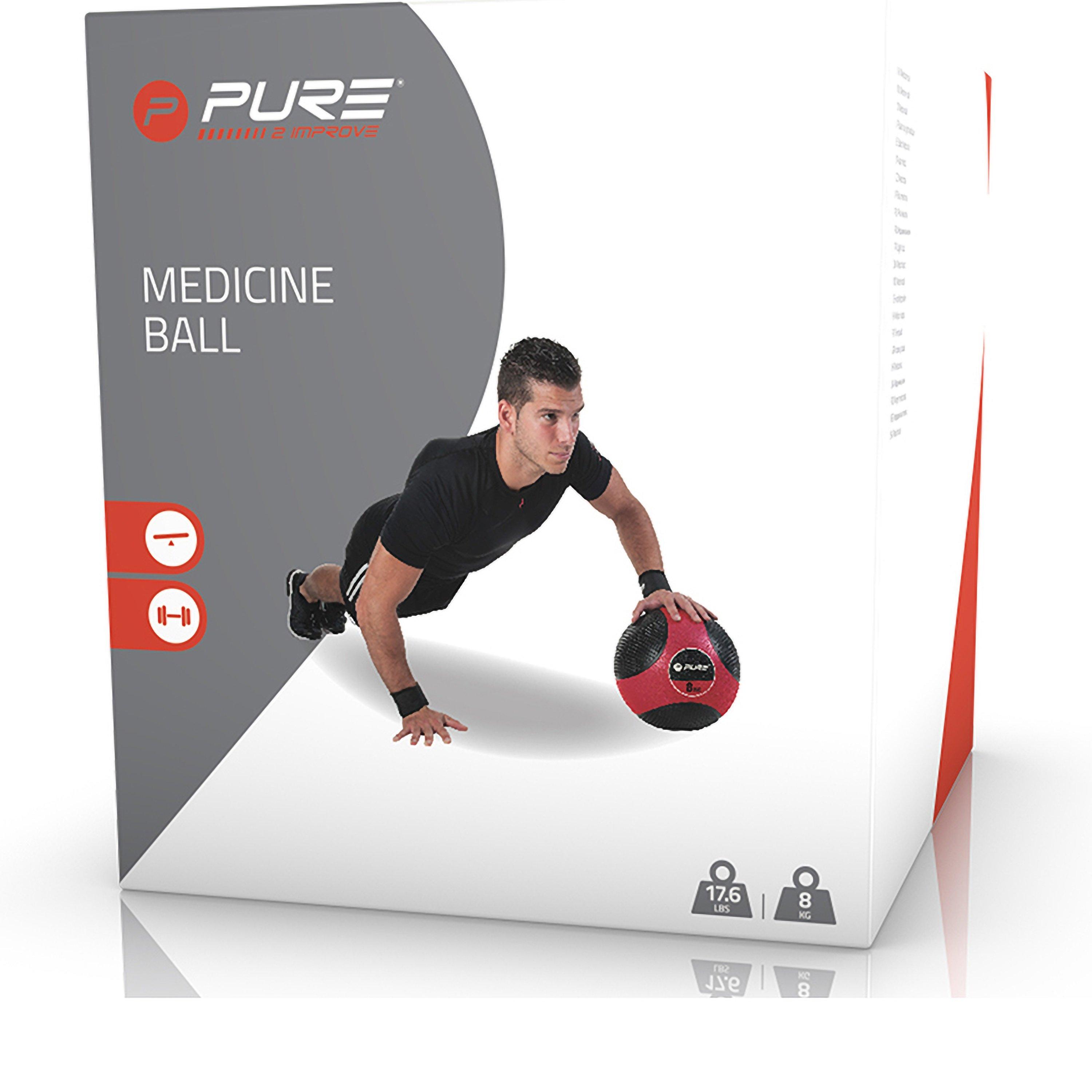 Red/Black - Pure2Improve - Pure2Improve Medicine Ball - 2