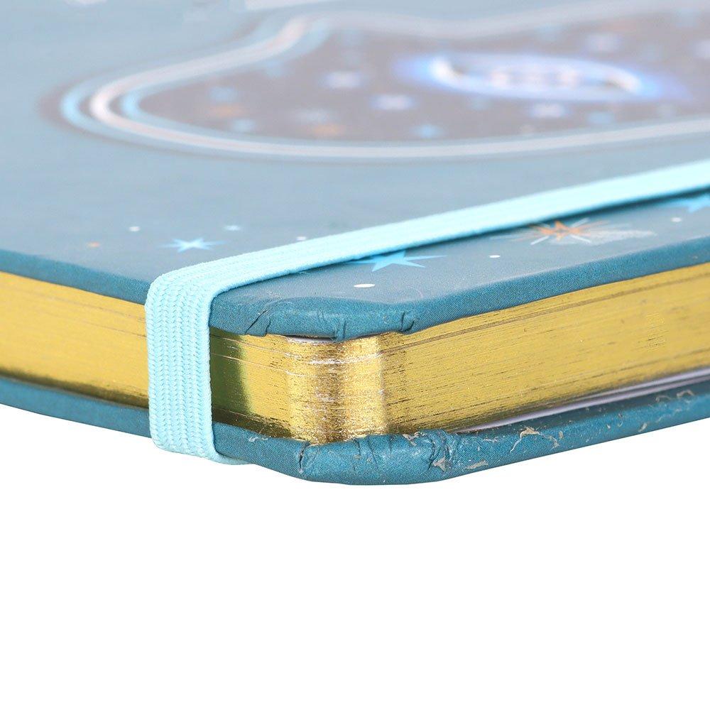 Blue - Something Different - Hand of Hamsa A5 Notebook with Crystal Chip Pen - 4